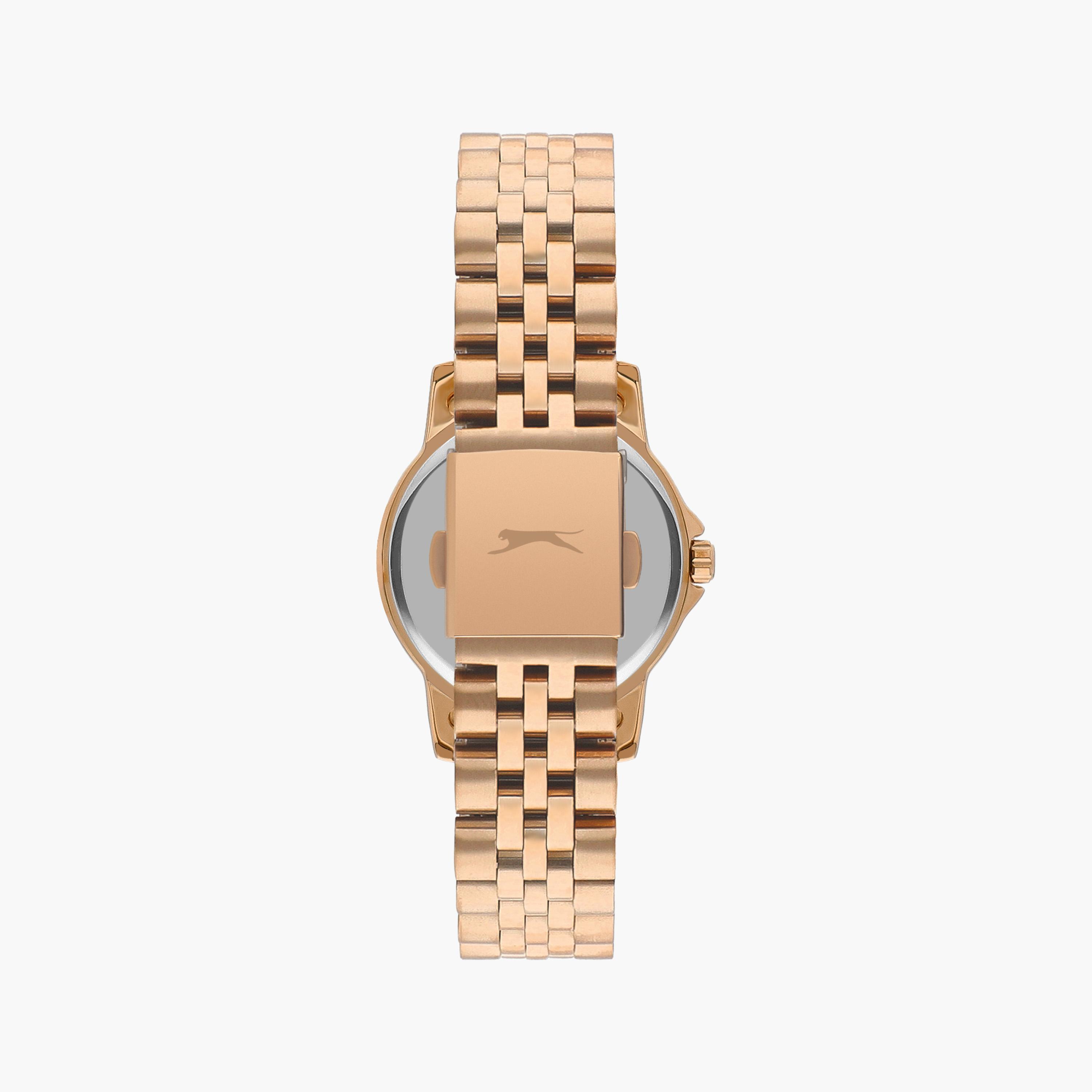 سلازنجر- ساعة كرونوغراف سلسلة معدنية للنساء ذهبي زهري | SL.9.2009.4.07-women-watchesandjewellery-watches-image-3