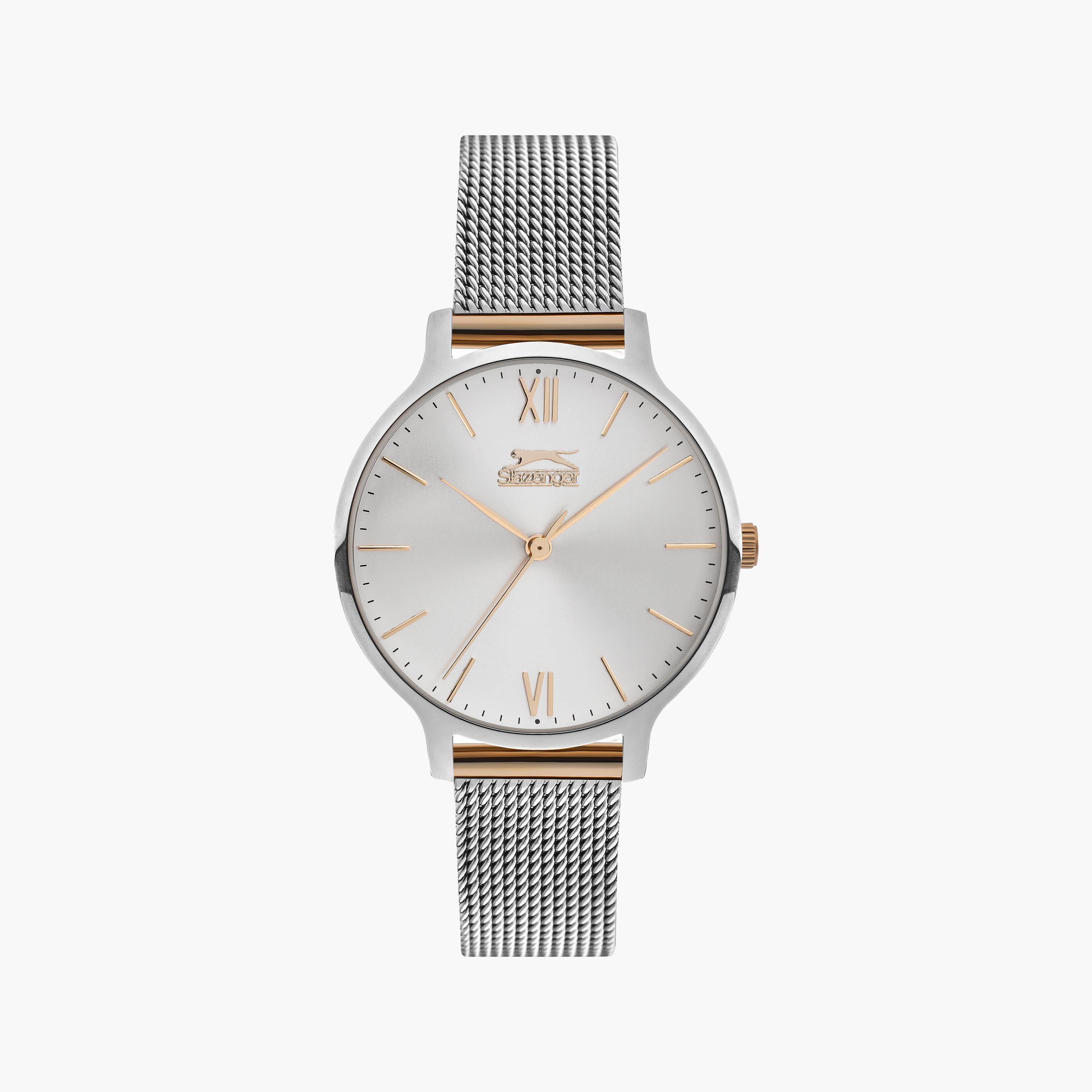 سلازنجر- ساعة تناظرية حزام مشبك للنساء فضي | SL.9.1823.2.04-women-watchesandjewellery-watches-image-1