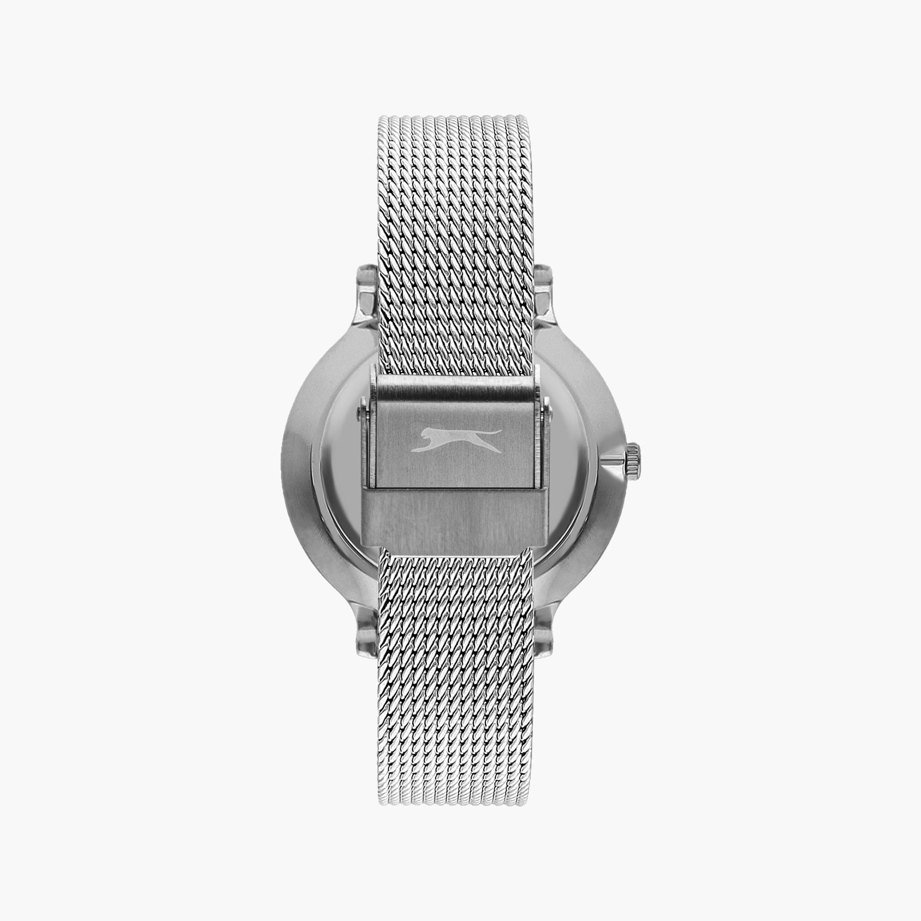 سلازنجر- ساعة تناظرية حزام مشبك للنساء فضي | SL.9.1823.2.04-women-watchesandjewellery-watches-image-3
