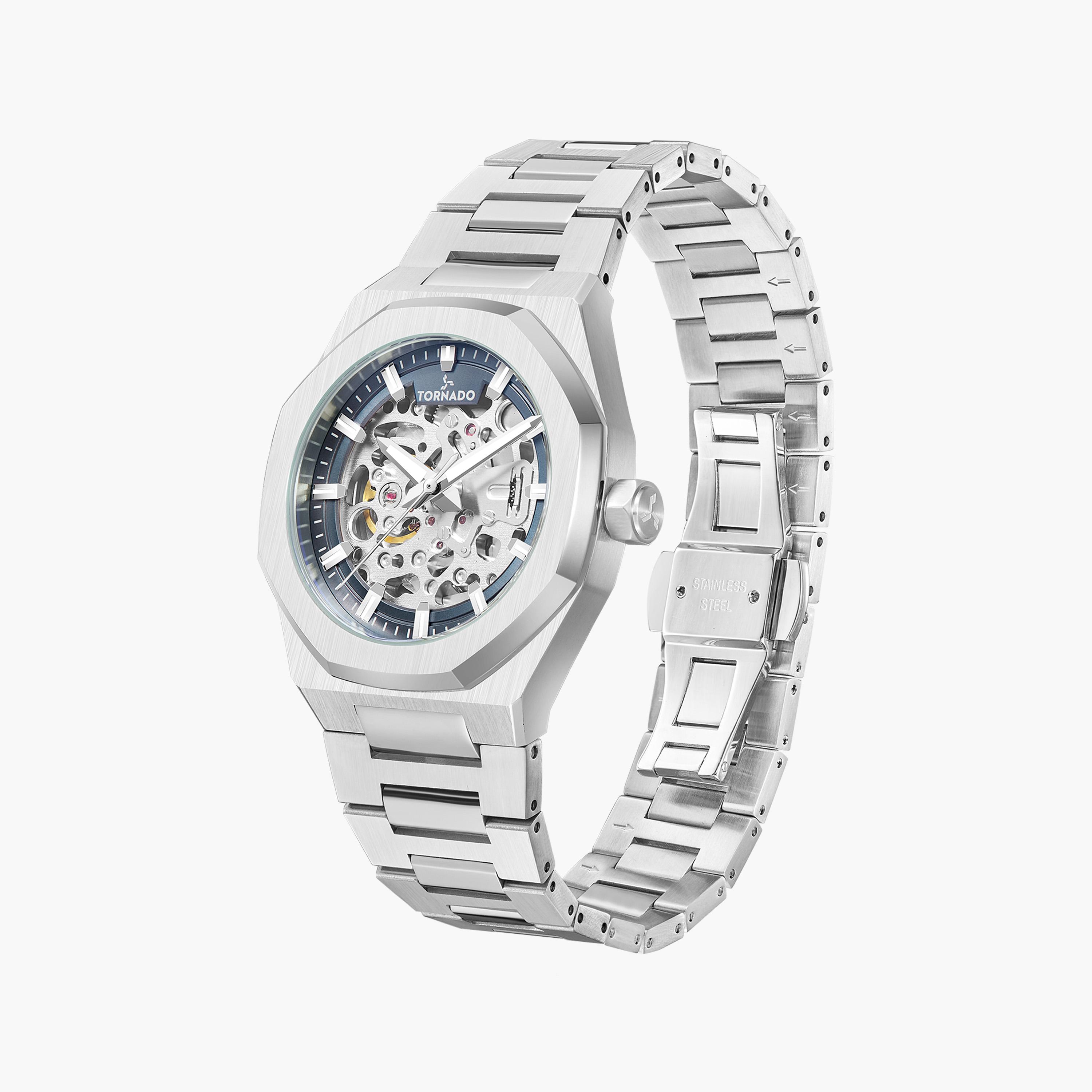 تورنيدو- ساعة اوتوماتيك رجالي ستانلس ستيل فضي | T24303-SBSN-men-watchesandjewellery-watches-image-2