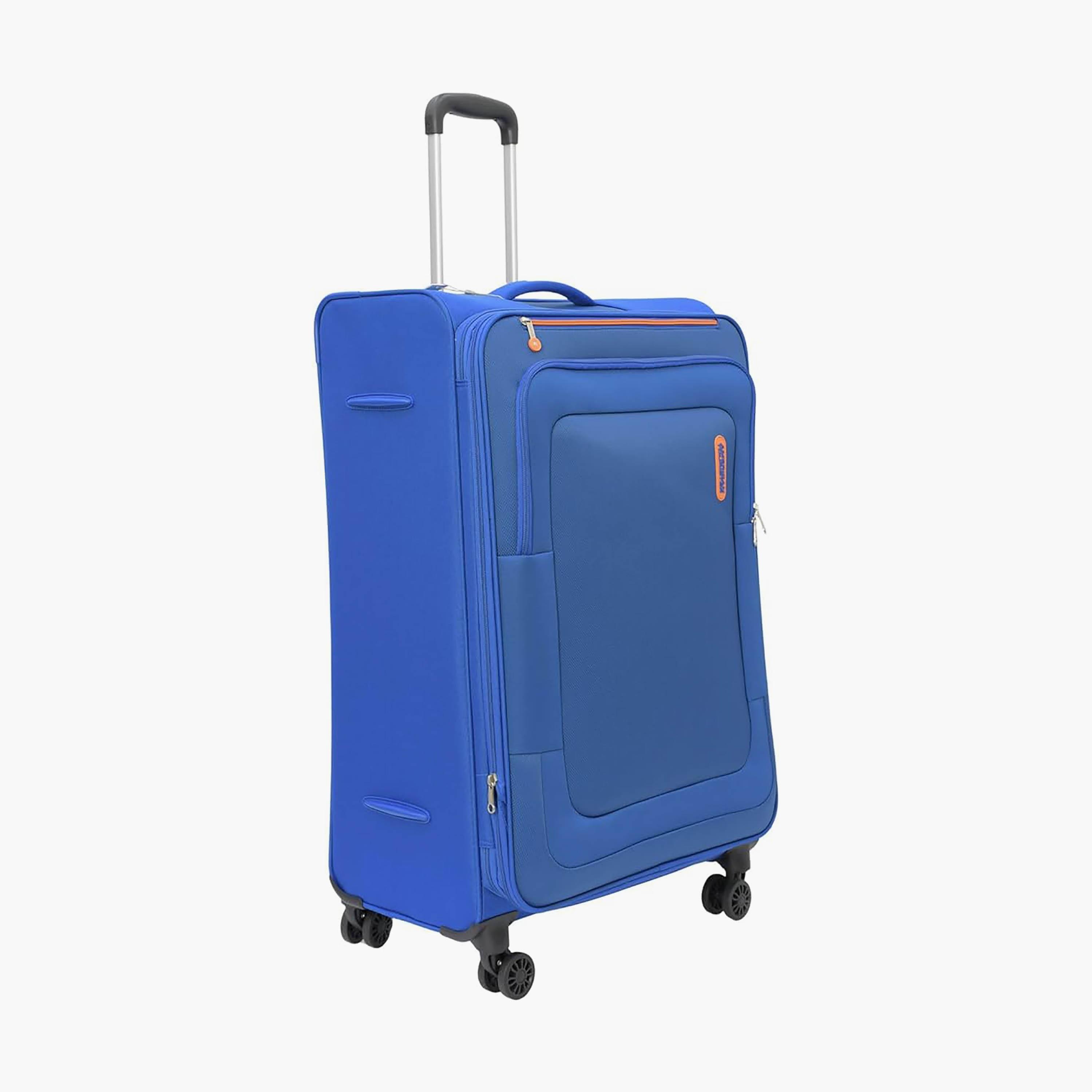 Buy American Tourister Duncan 83 CM Large Check-in Polyester Softcase  4-Wheeler Spinner Trolley Bag with TSA Lock 251-2501-005161 Online