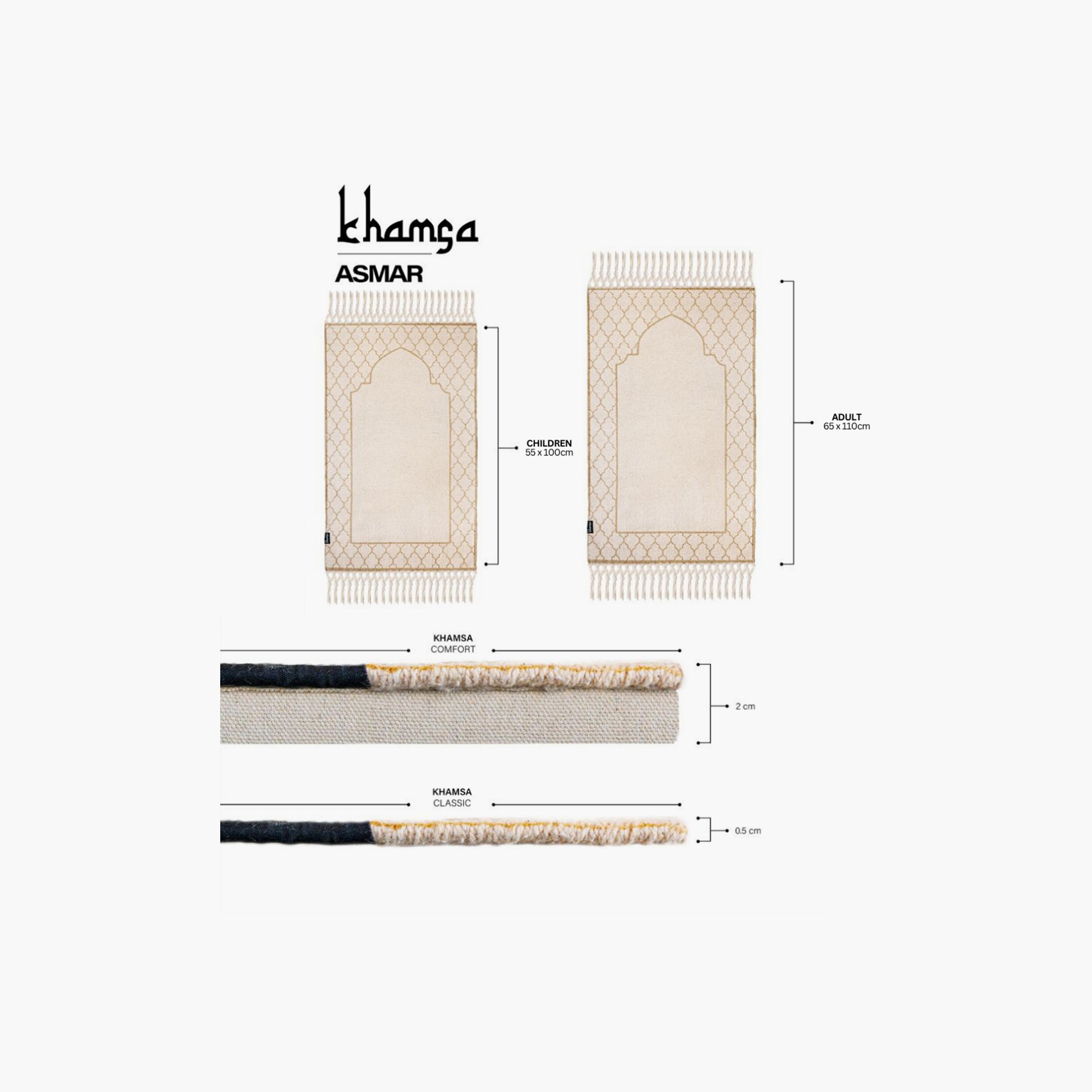 Khamsa Adult Handcrafted 100% Soft Organic Cotton Janamaz-baby-nursery-roomdecor-image-4