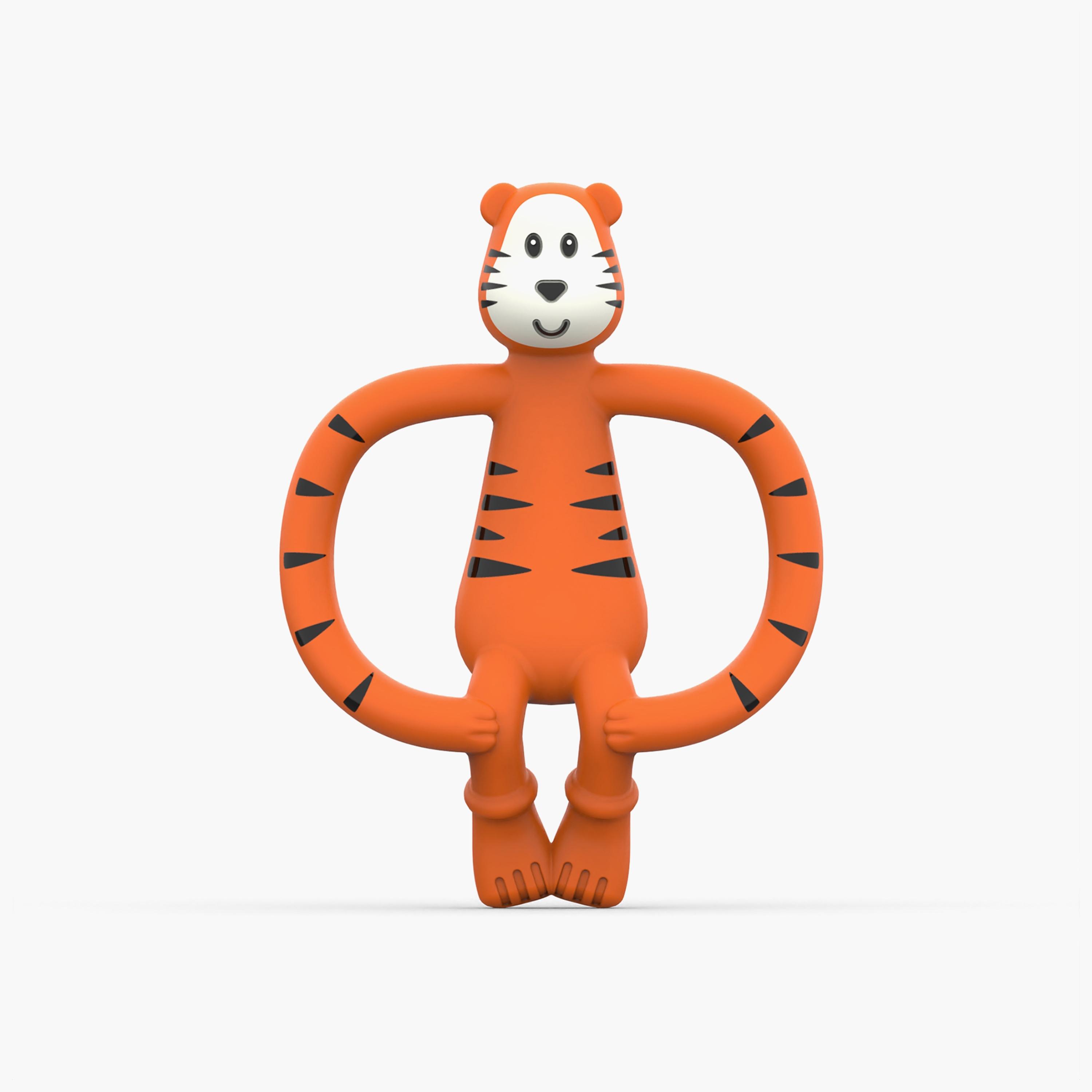 Matchstick Monkey Silicone Teether, Animal-baby-feeding-teethers-image-1