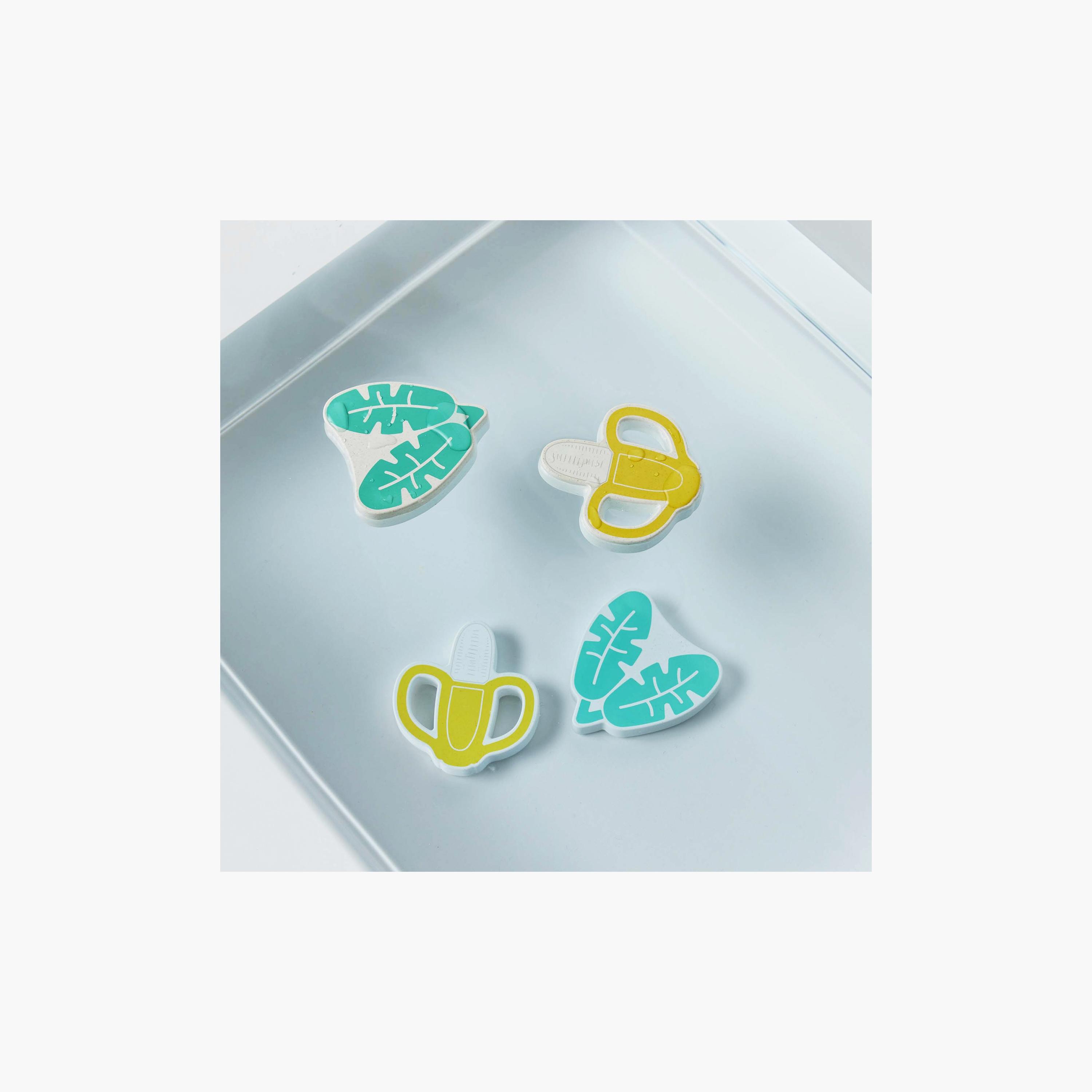 4 قطع من الألعاب العائمة والغطس وقت الاستحمام من ماتشستيك مونكي -baby-bathandcare-bathtubs-image-3