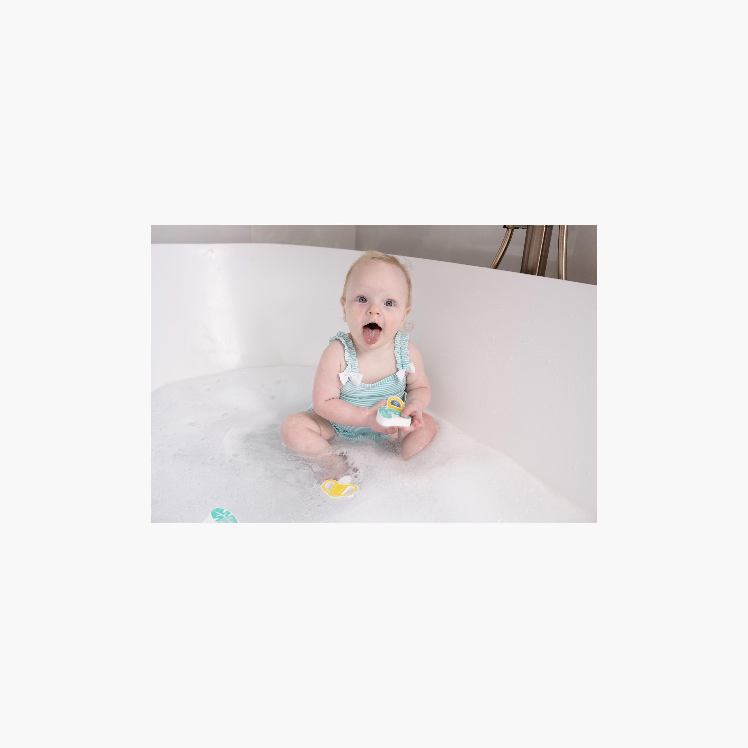 4 قطع من الألعاب العائمة والغطس وقت الاستحمام من ماتشستيك مونكي -baby-bathandcare-bathtubs-image-5