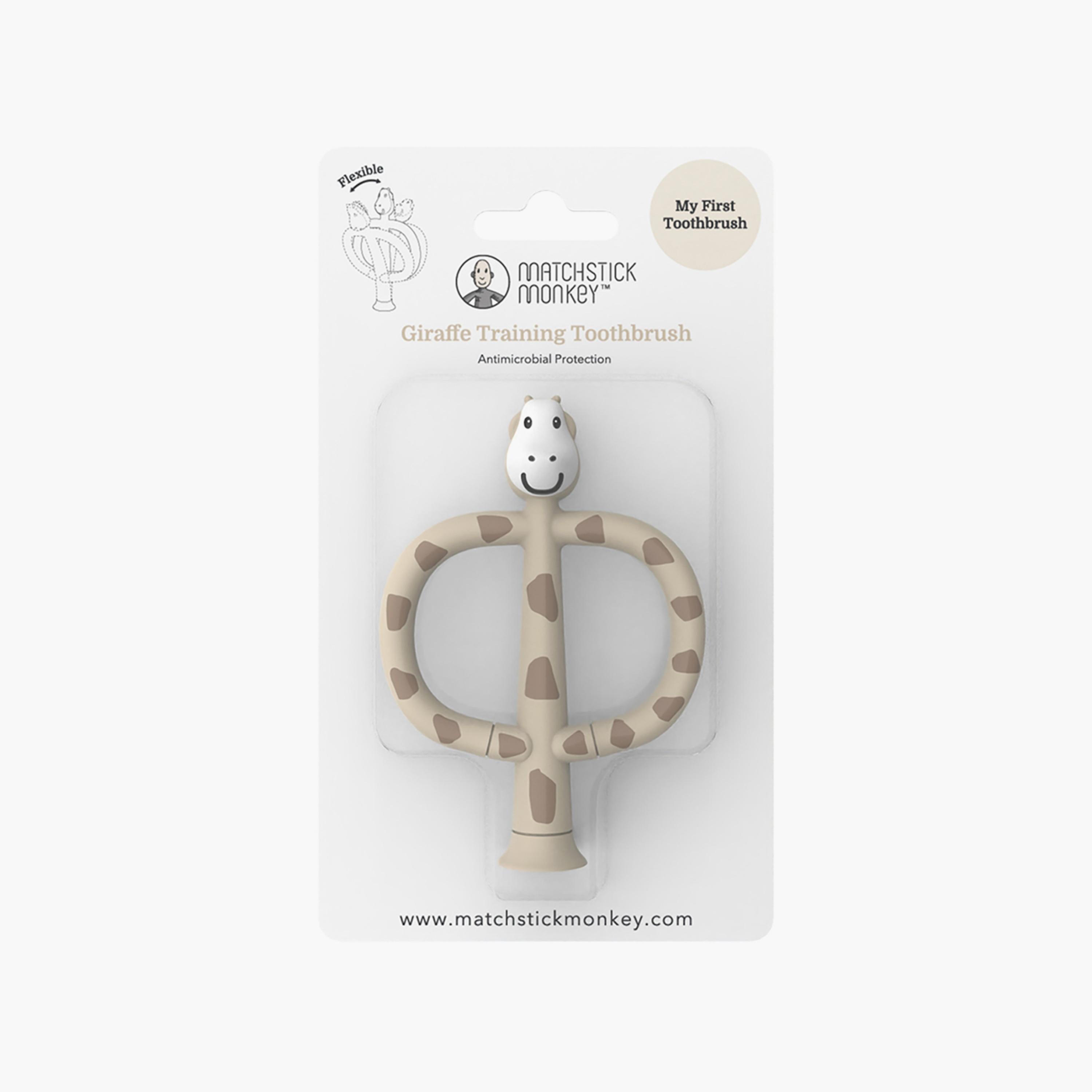 Matchstick Monkey Silicone Training Toothbrush-baby-bathandcare-oralcare-image-5