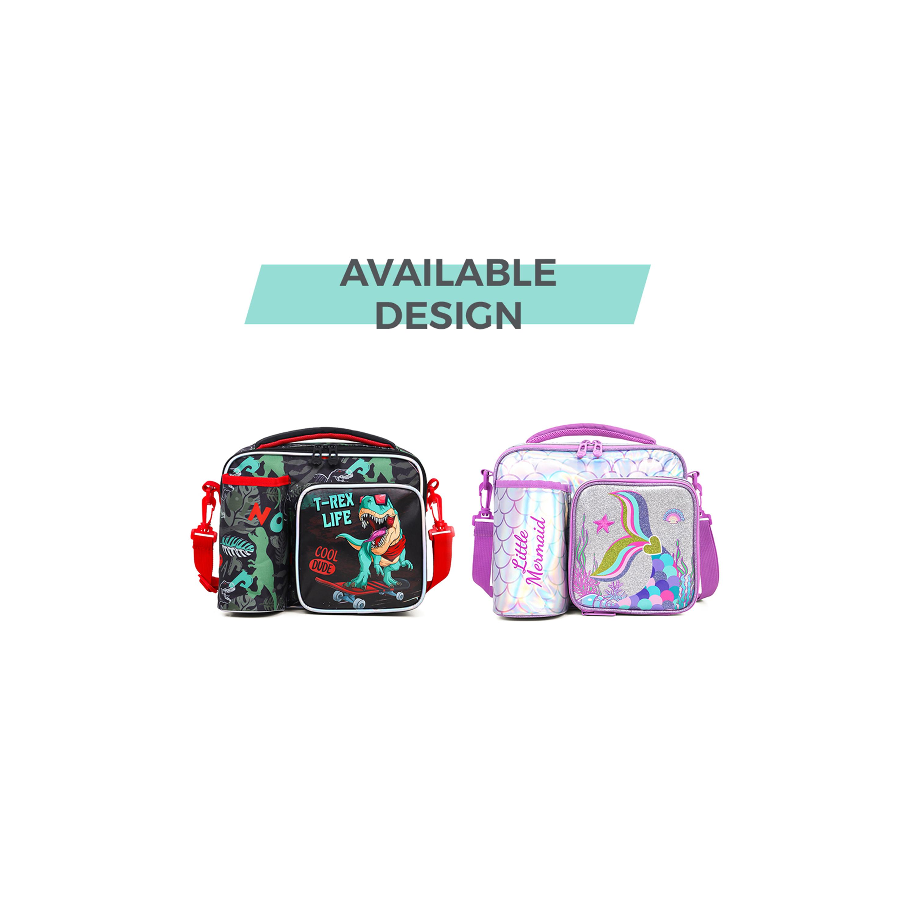 Eazy Kids Lunch Bag Dinosaur, Green-school-lunchessentials-lunchbags-image-2