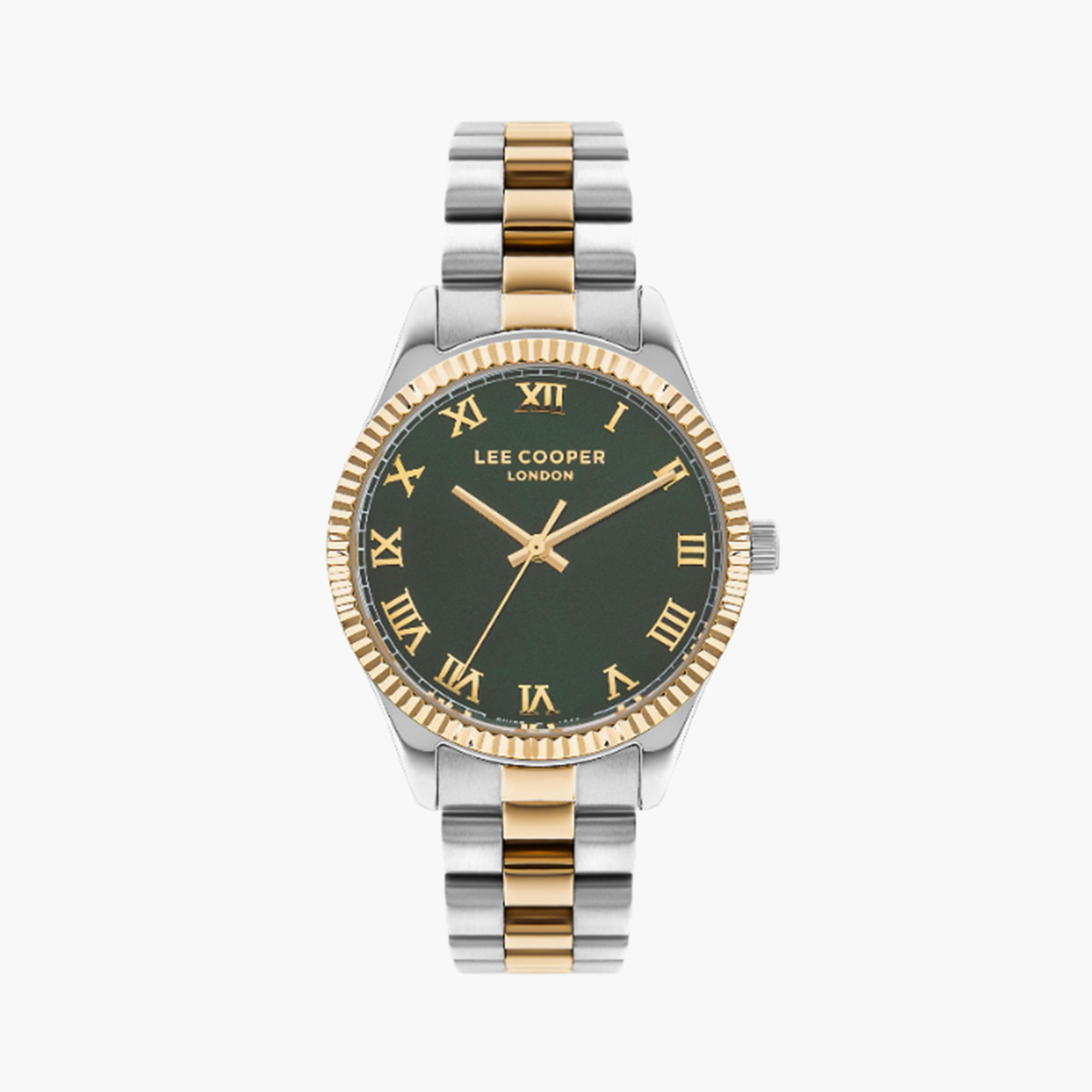لي كوبر- ساعة تناظرية للنساء معدن فضي وذهبي LC07680.270-women-watchesandjewellery-watches-image-1
