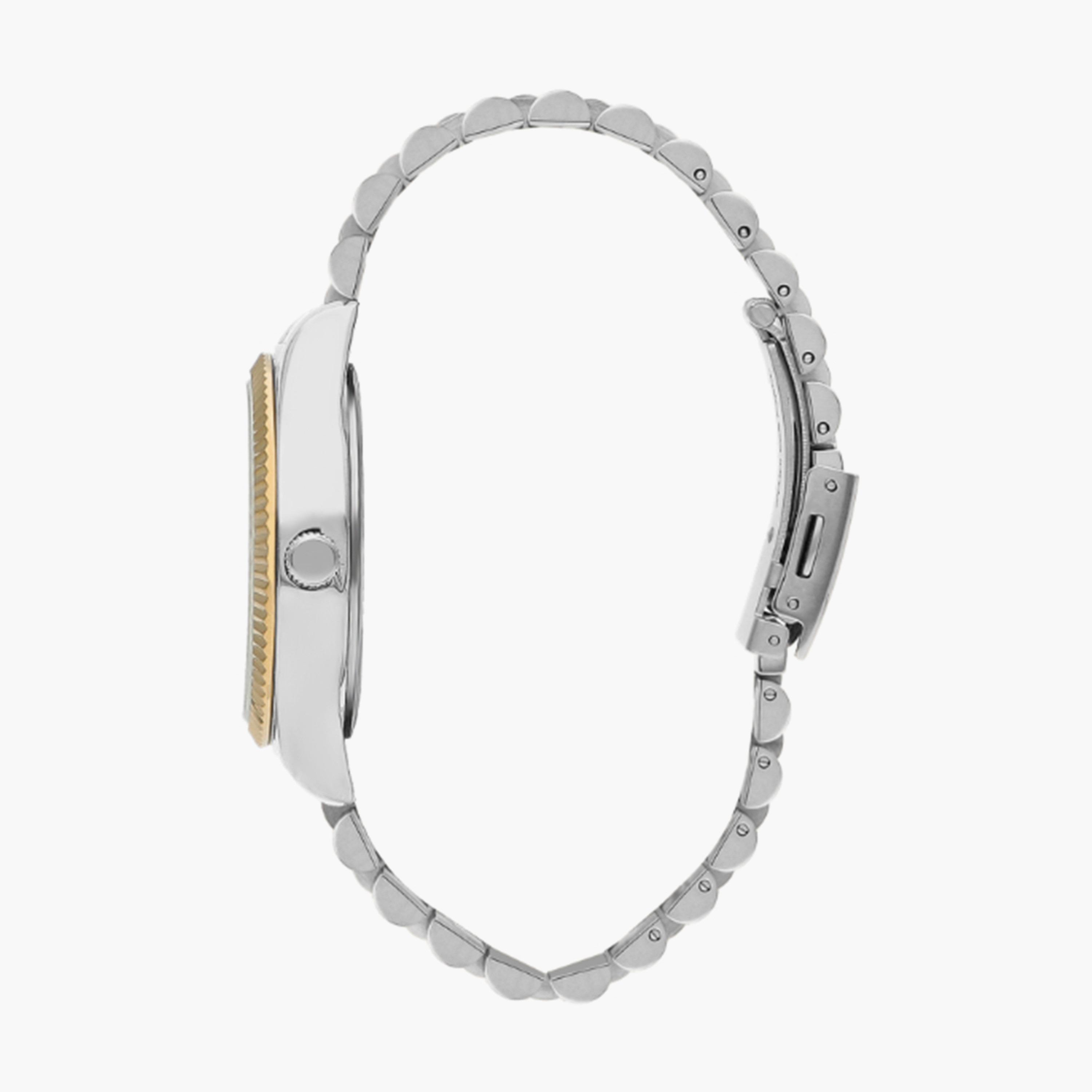 لي كوبر- ساعة تناظرية للنساء معدن فضي وذهبي LC07680.270-women-watchesandjewellery-watches-image-2