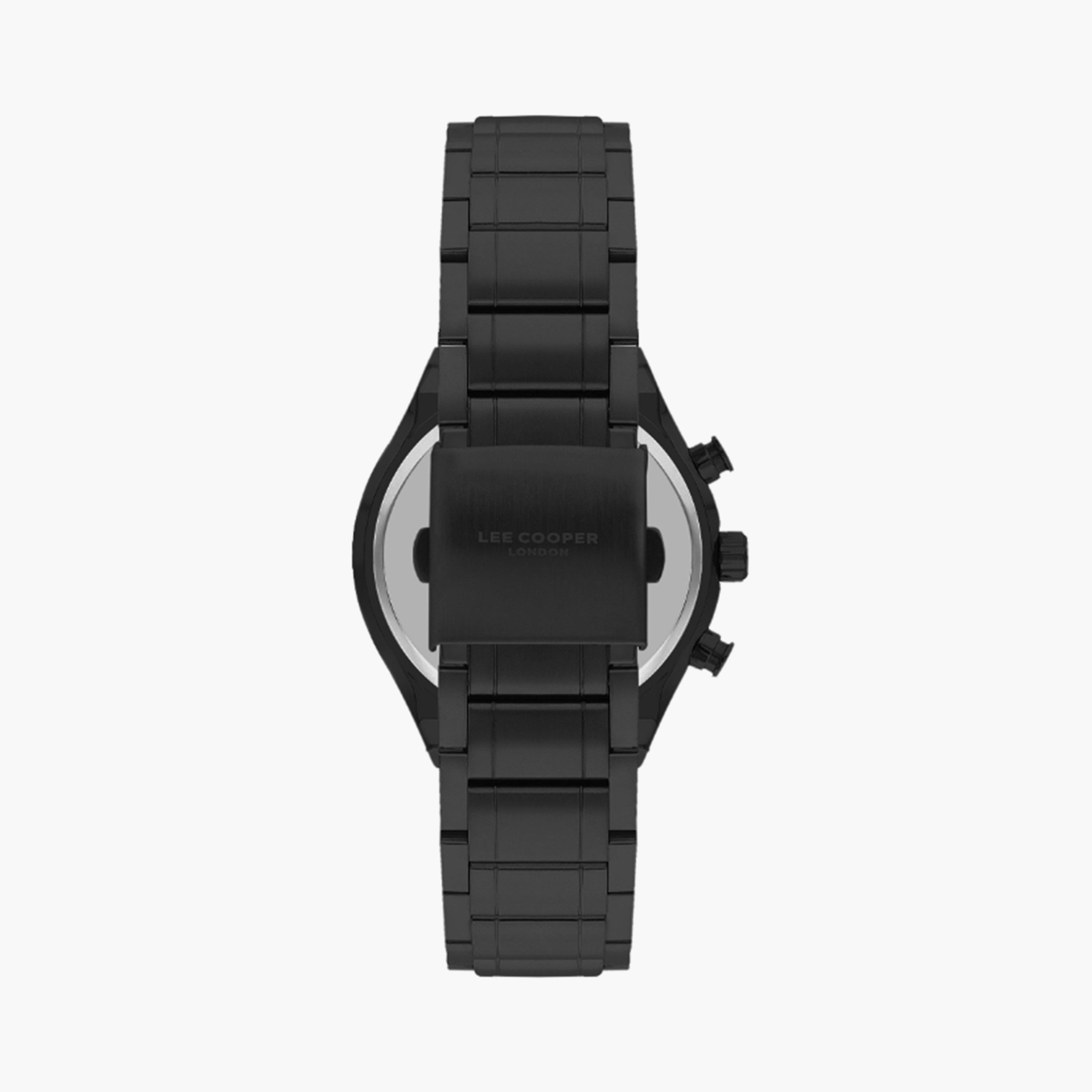 لي كوبر- ساعة كرونوغراف معدن للرجال اسود LC07853.690-men-watchesandjewellery-watches-image-3