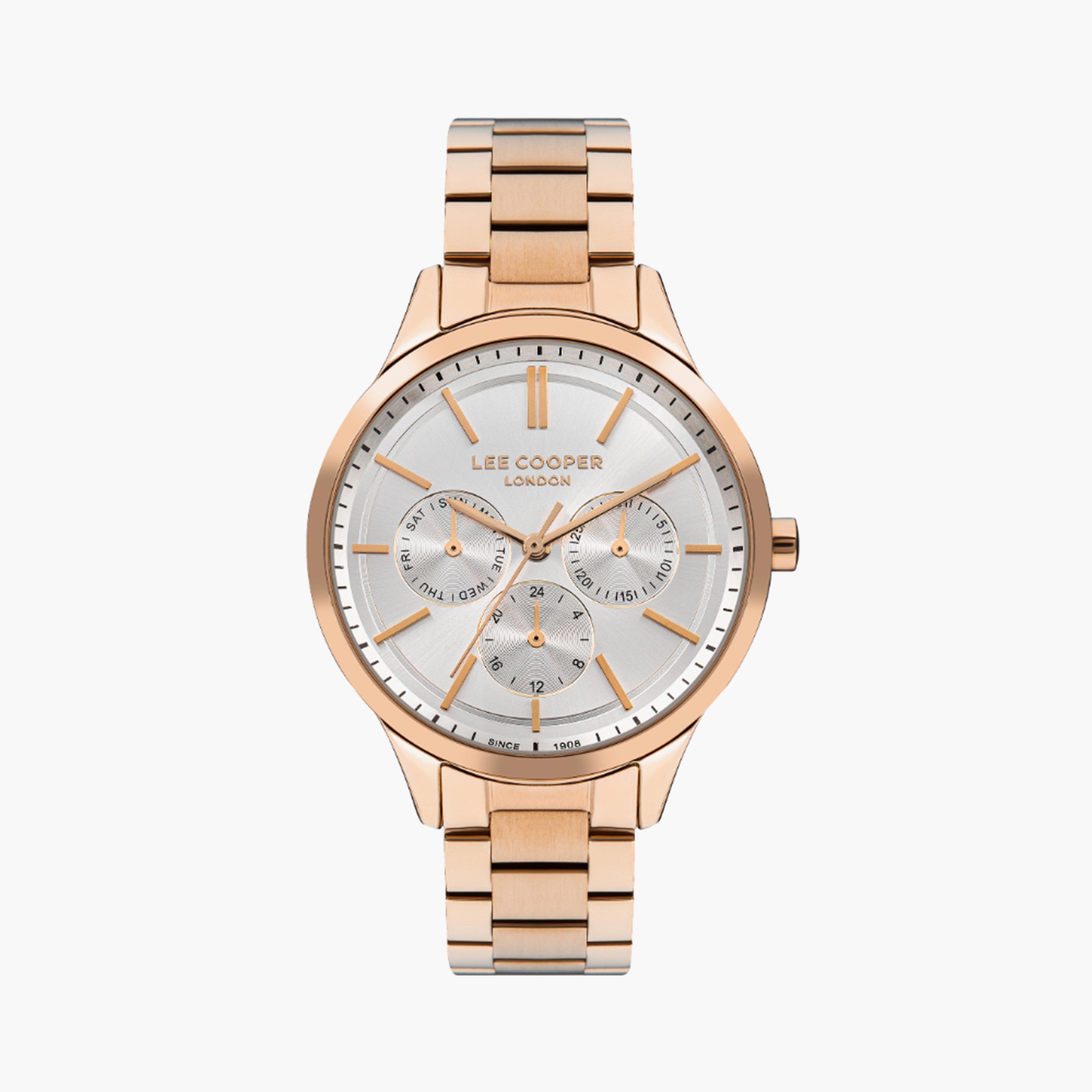 لي كوبر- ساعة كرونوغراف للنساء معدن روز جولد  LC07865.430-women-watchesandjewellery-watches-image-1