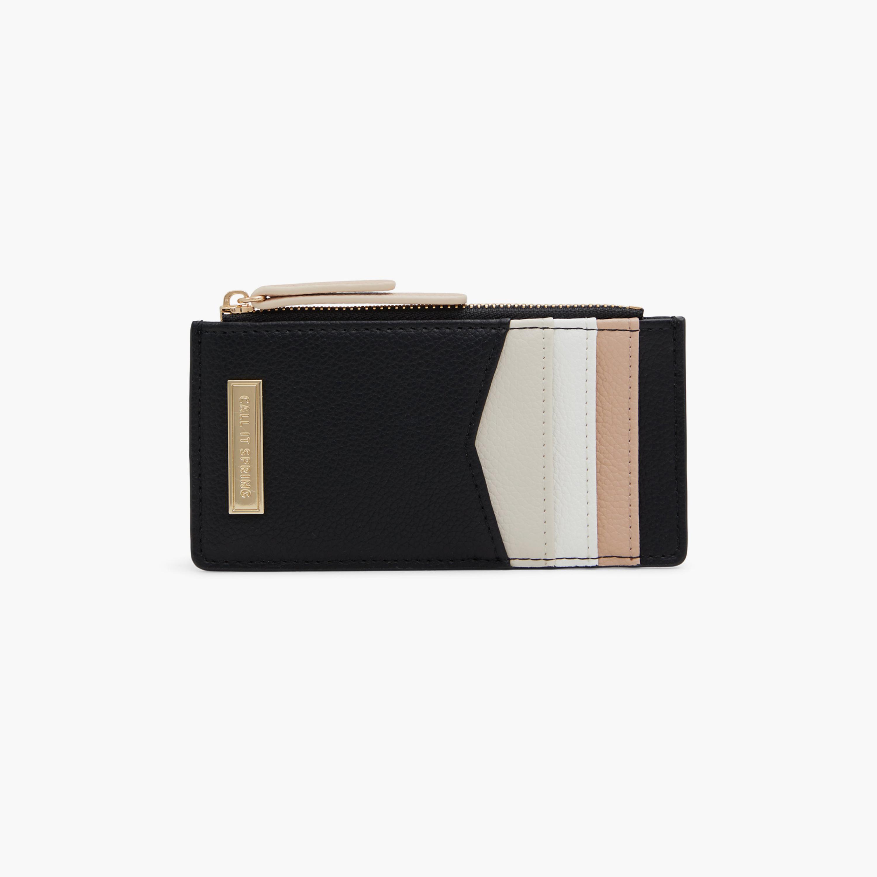 كول ات سبرينج محفظة منقوشة نايلا بجيوب متعددة للبطاقات وسحاب-women-bagsandwallets-wallets-image-3
