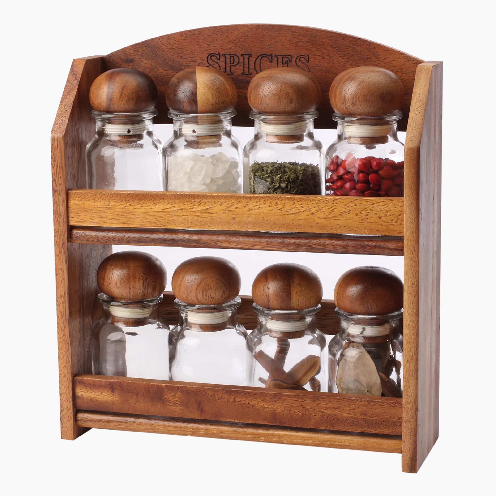 Billi 8 Bottle Spice Rack Set