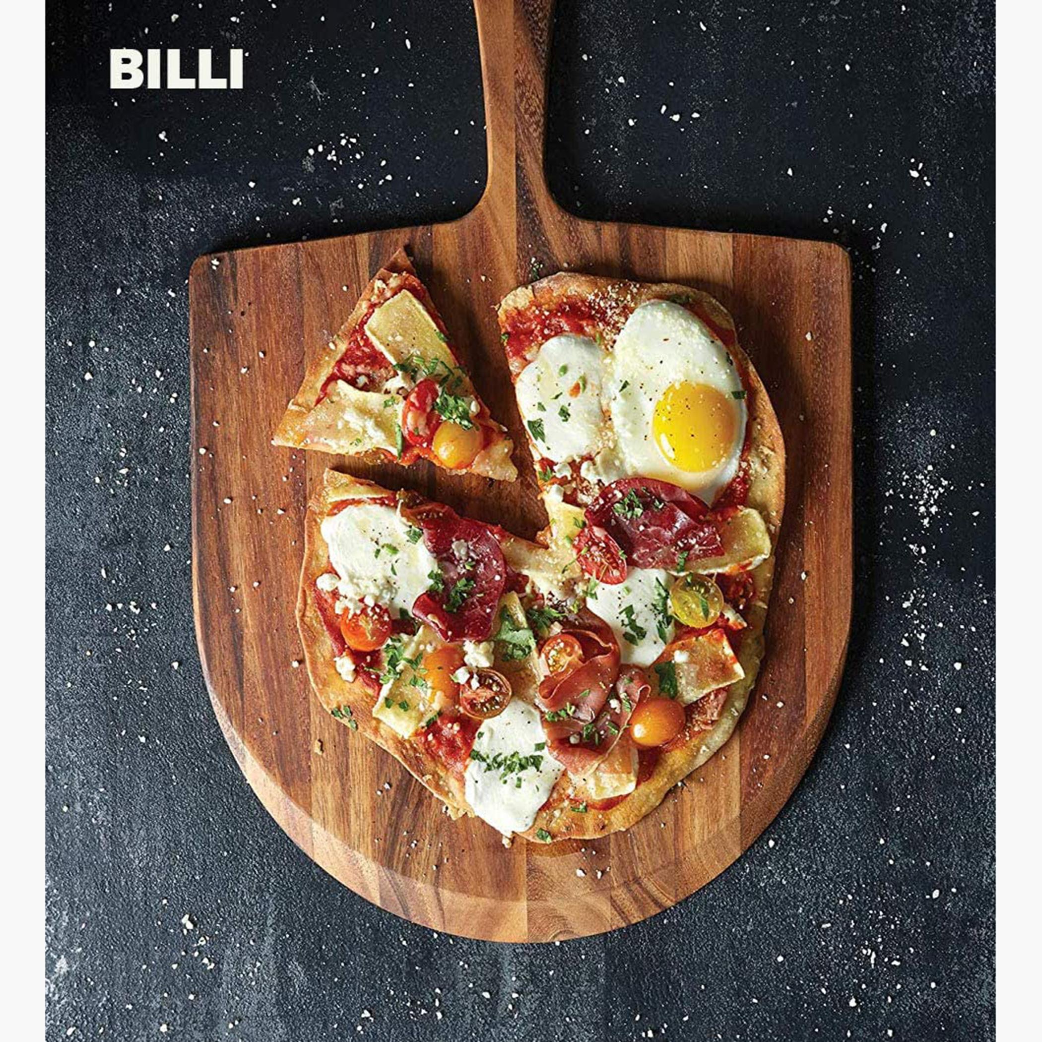Billi Wooden Pizza Board - 46x30x1.5 cm