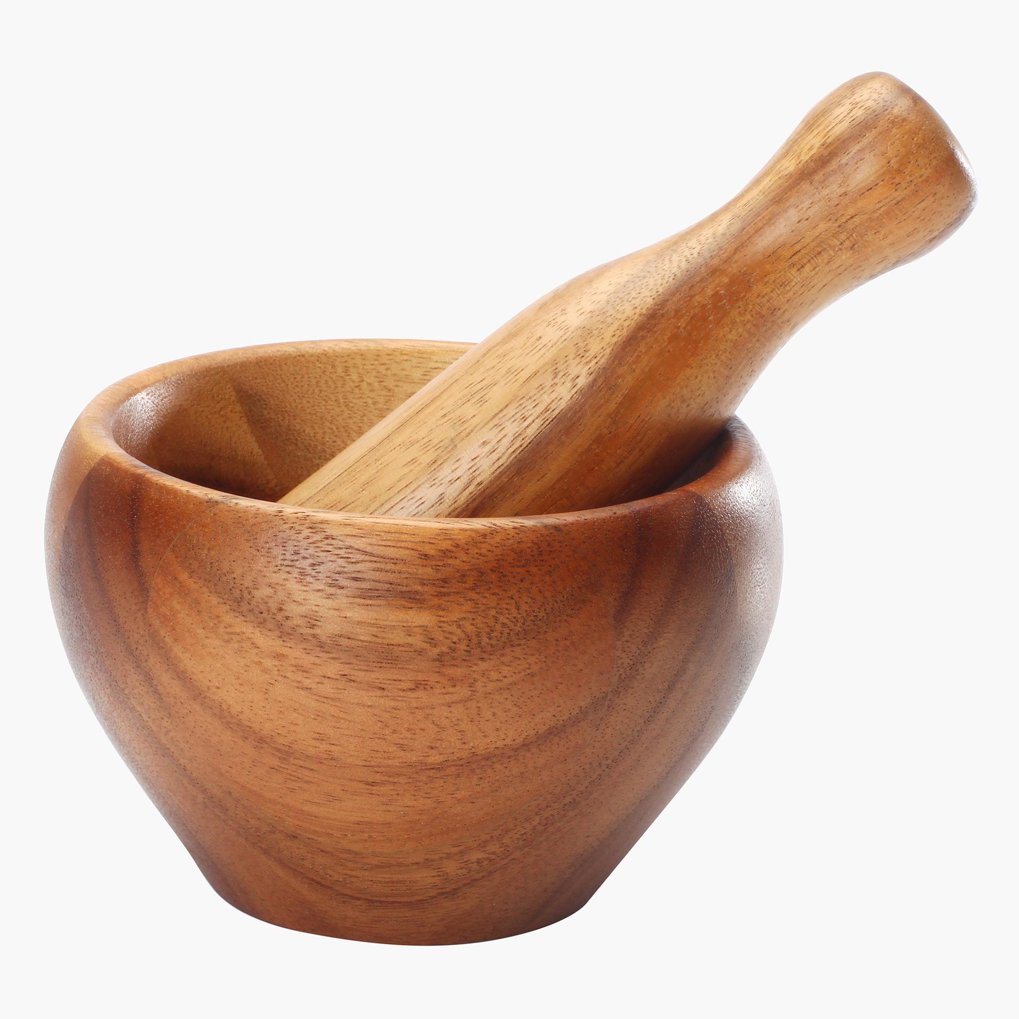Billi Wooden Mortar and Pestle Set