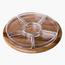 Billi Wooden Chip and Dip Rotatable Tray - 31.80x7.20 cm-InfluencerCodes_Ramadan26_All_20012026-image-1