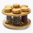 Billi 6-Bottle Wooden Spice Rack Set - 19x19x12 cm-InfluencerCodes_Ramadan26_All_20012026-image-1