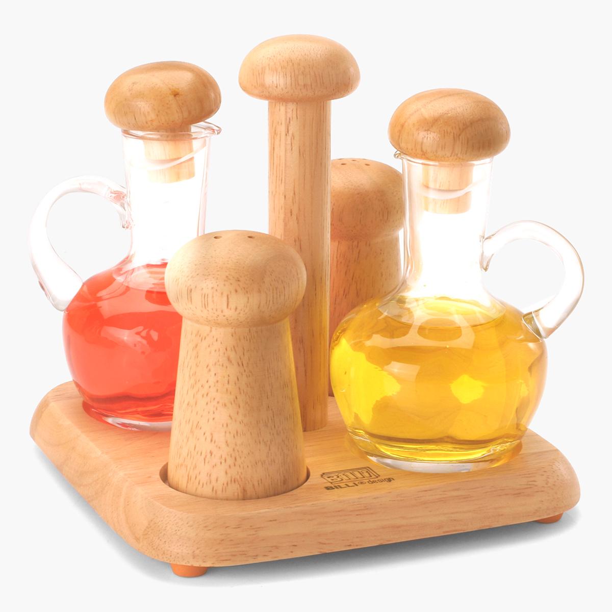 Billi 5-Piece Cruet Set