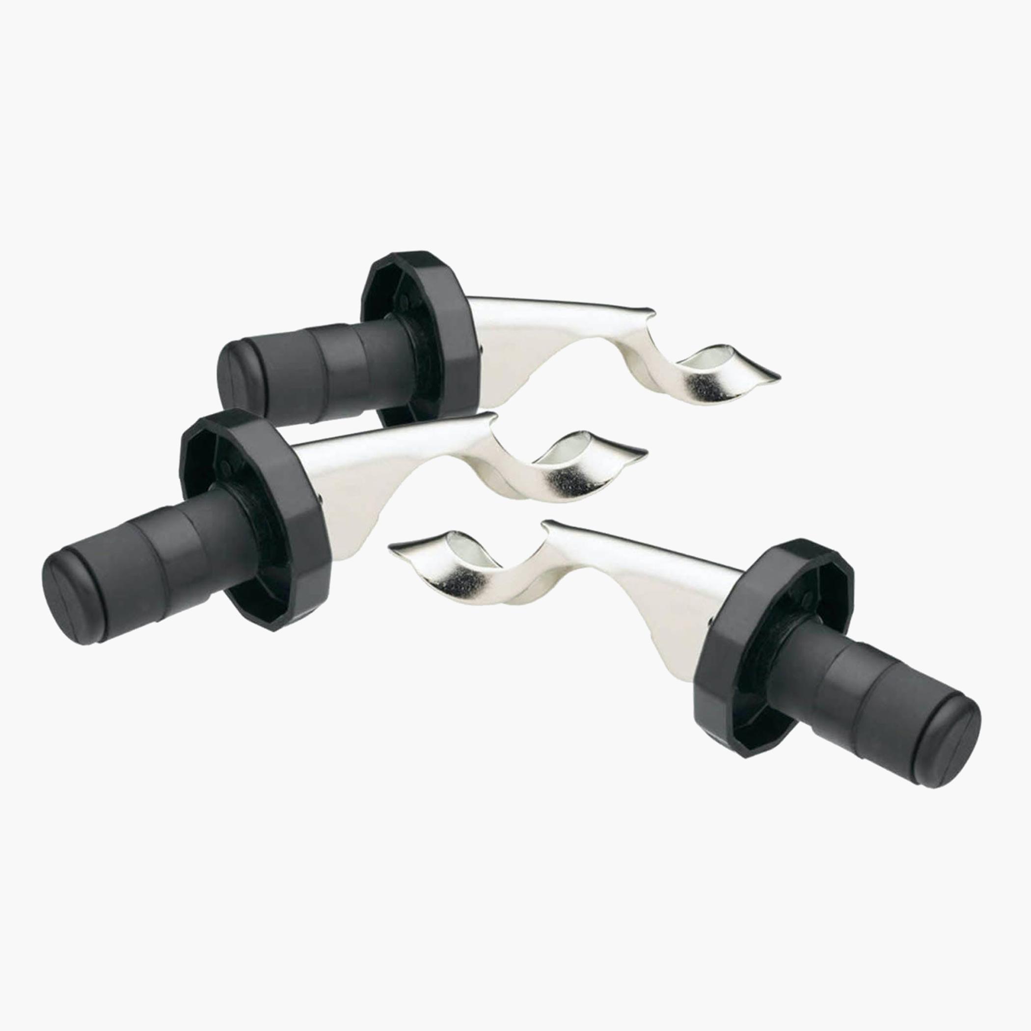 KitchenCraft 3-Piece Stainless Steel Bottle Stopper Set - 51 cm