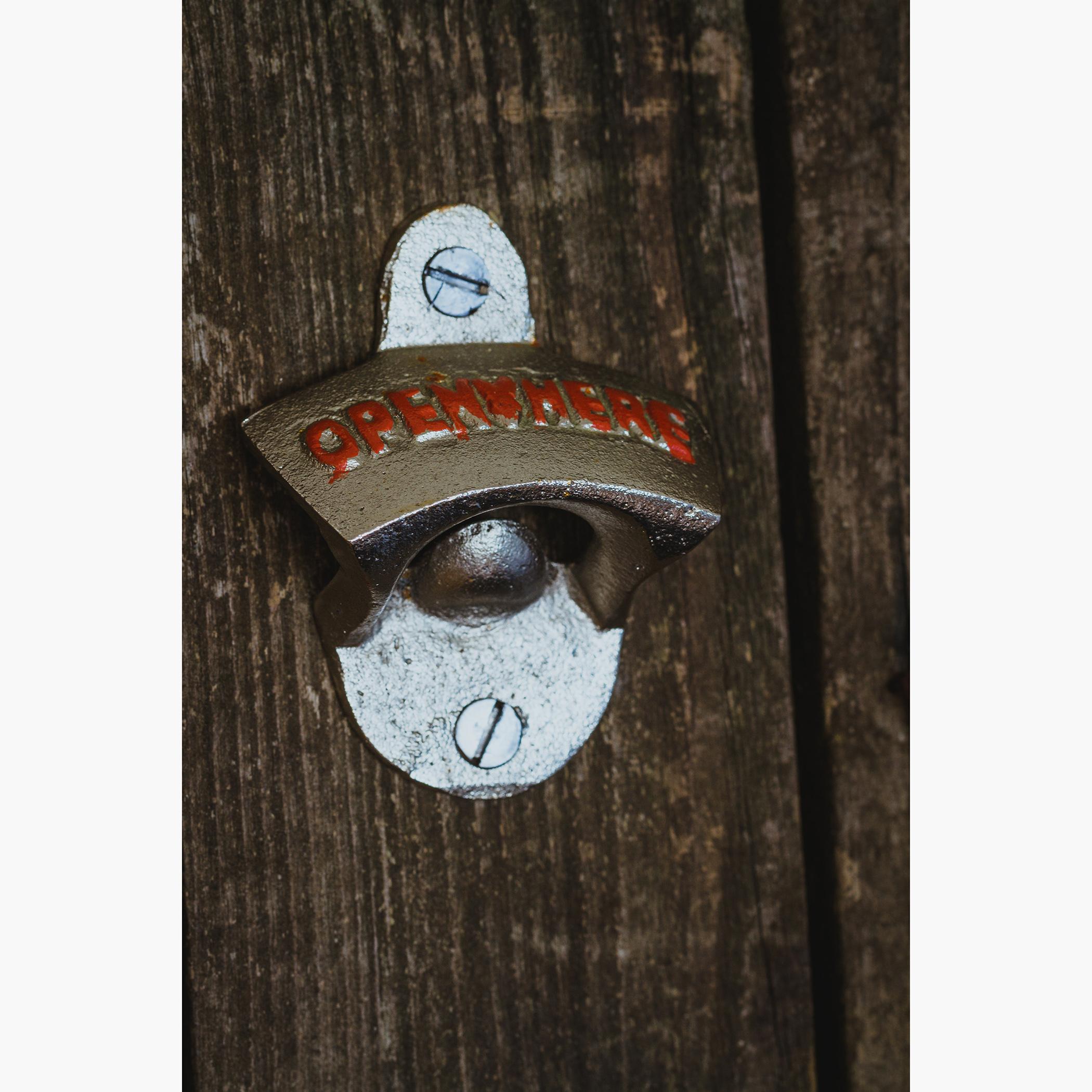 KitchenCraft Wall Mounted Bottle Opener - 25 cm
