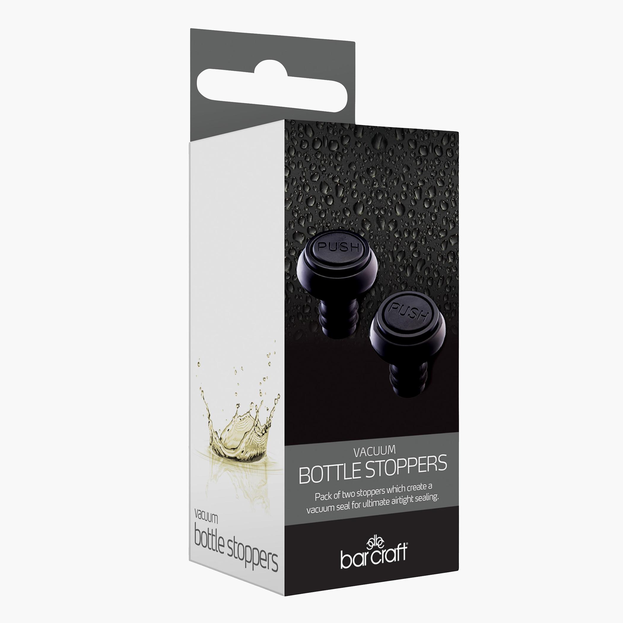 KitchenCraft Vacuum Bottle Stopper - Set of 2