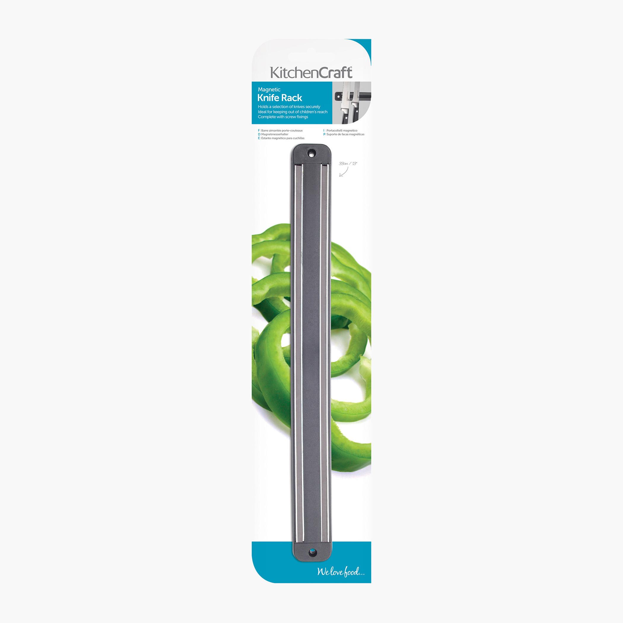 KitchenCraft Magnetic Knife Rack - 33 cm