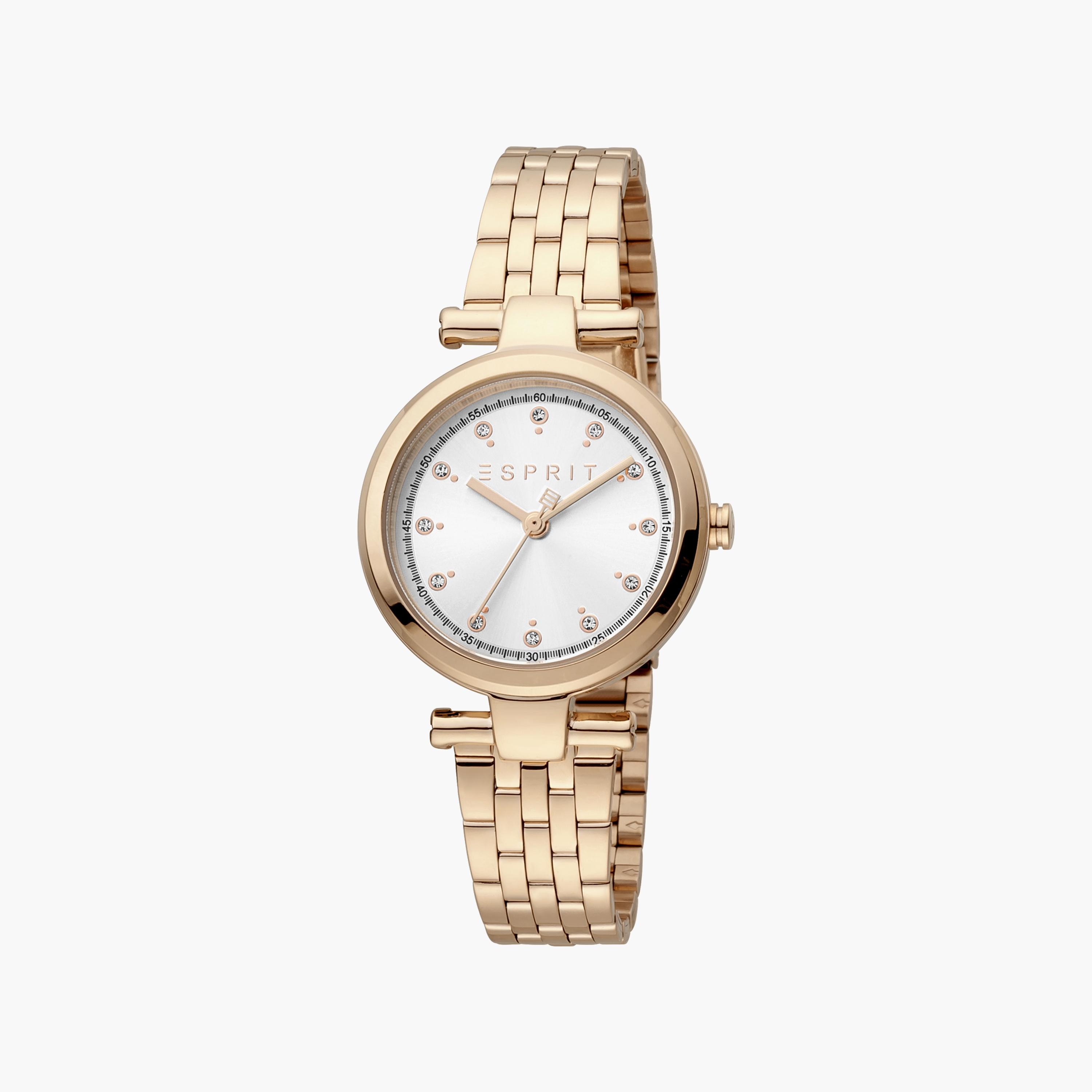 Esprit Rose Gold Analog Stainless Steel Strap Watch ES.1L281M1085