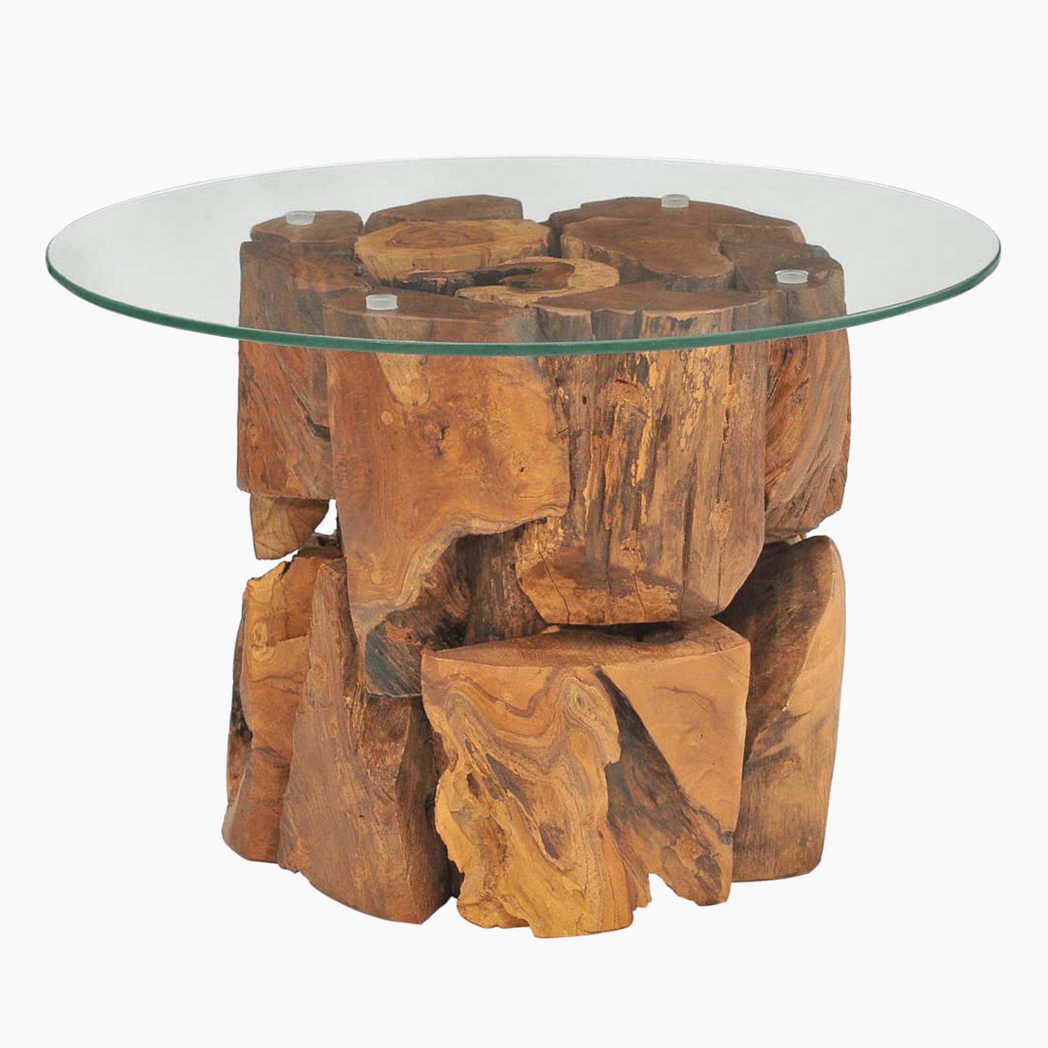 VidaXL Glass Top Coffee Table