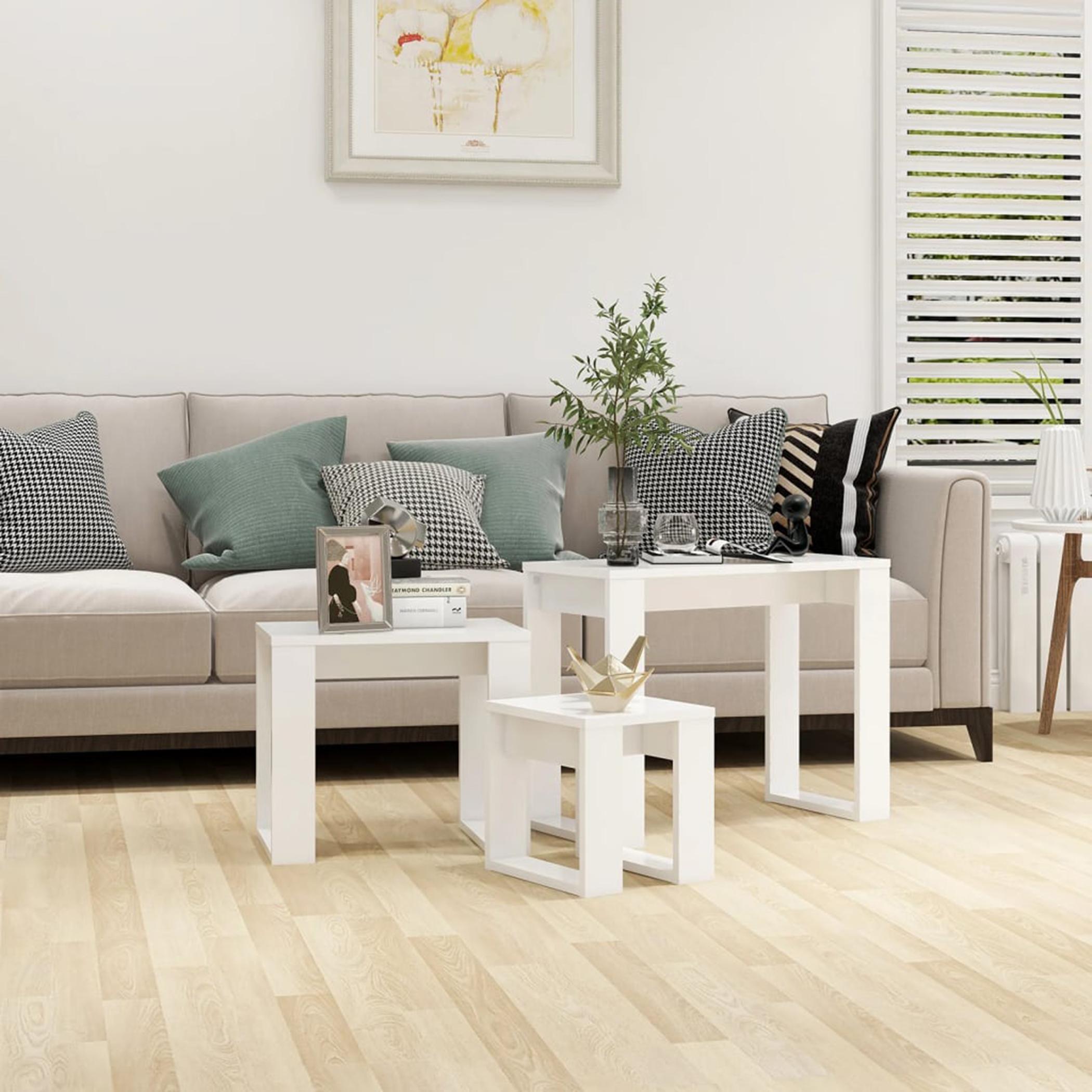 VidaXL Nesting Tables - Set of 3
