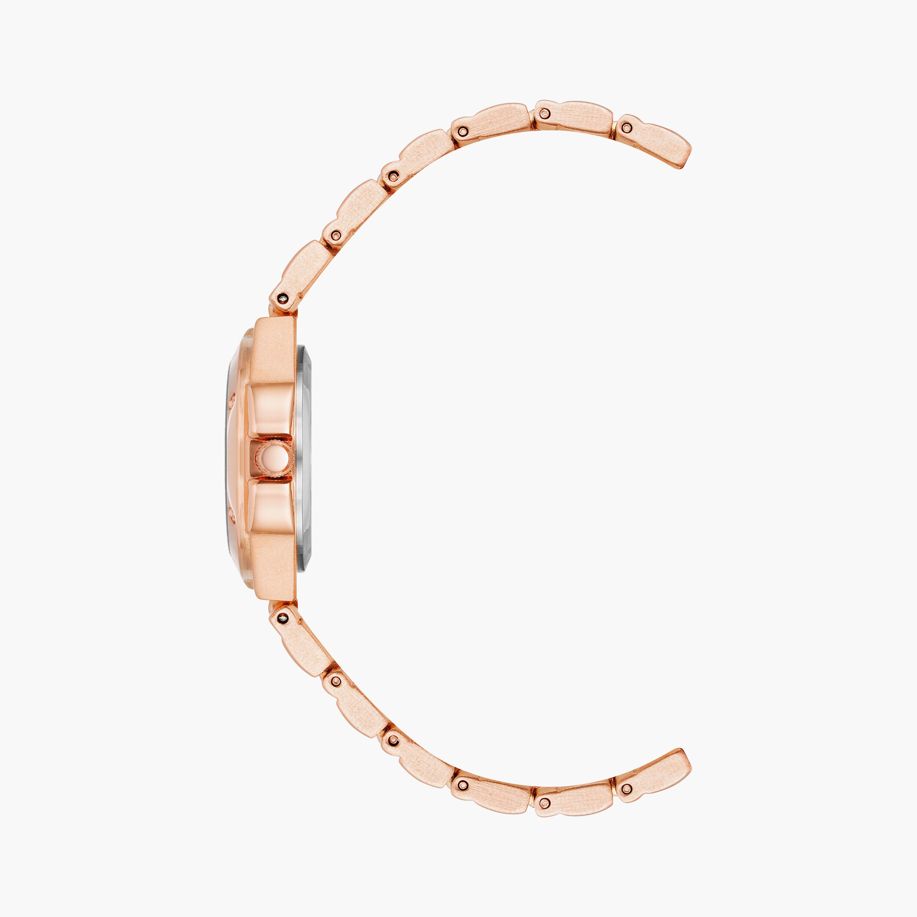 آن كلاين - ساعة يد تناظرية بسوار معدني روز جولد | 108654SVRG-women-watchesandjewellery-watches-image-2