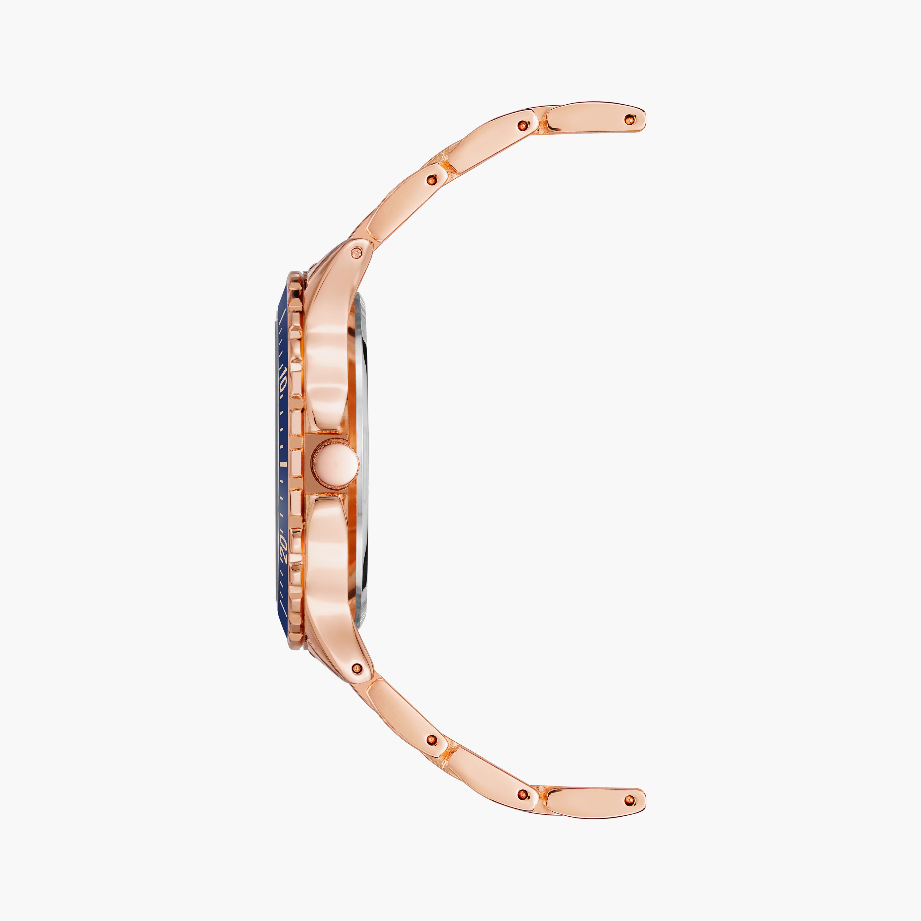 آن كلاين - ساعة يد نسائية تناظرية بسوار معدني ذهبي | AK3698BKGB-women-watchesandjewellery-watches-image-2