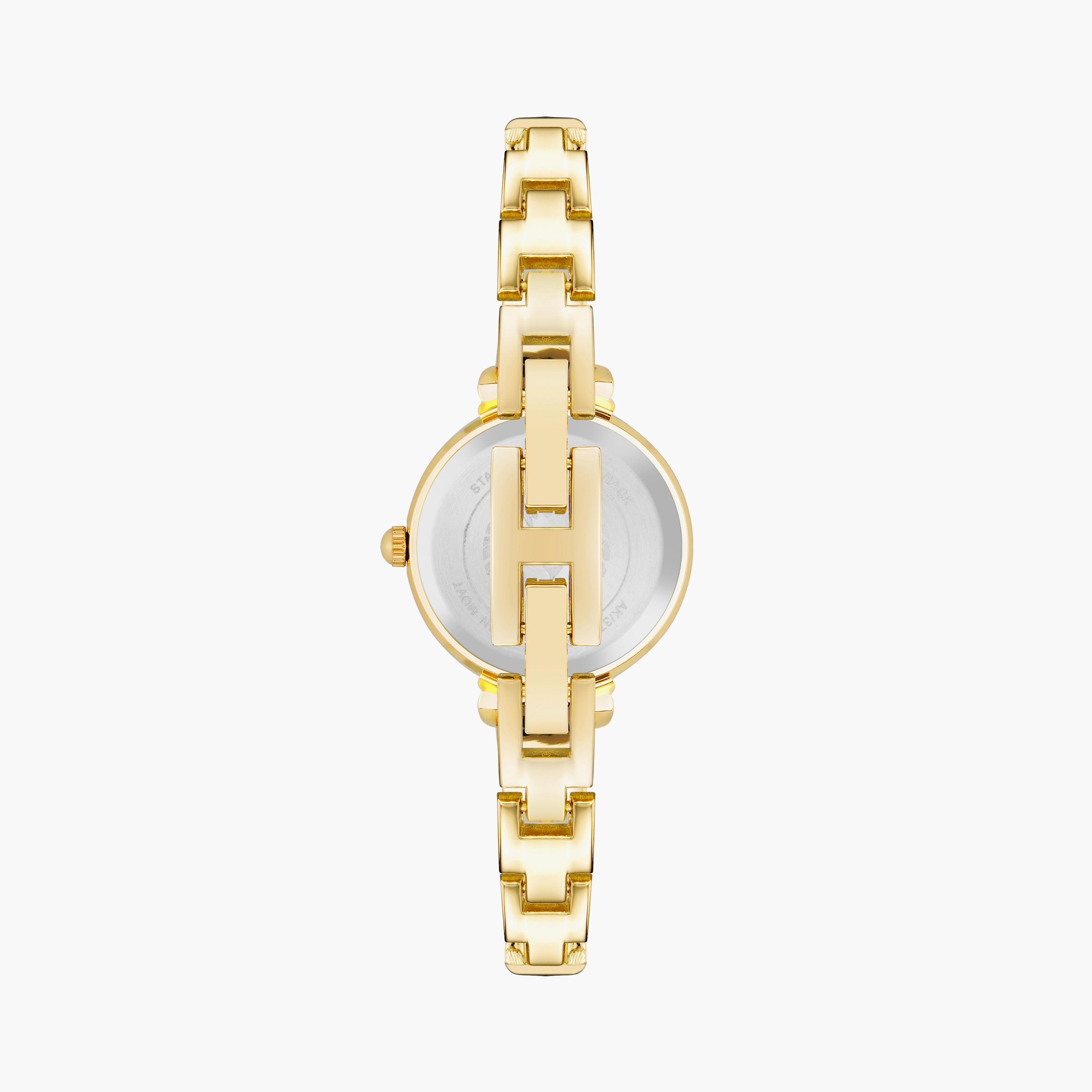 آن كلاين ساعة يد تناظرية بسوار معدني أسود | AK3740BKGB -women-watchesandjewellery-watches-image-3