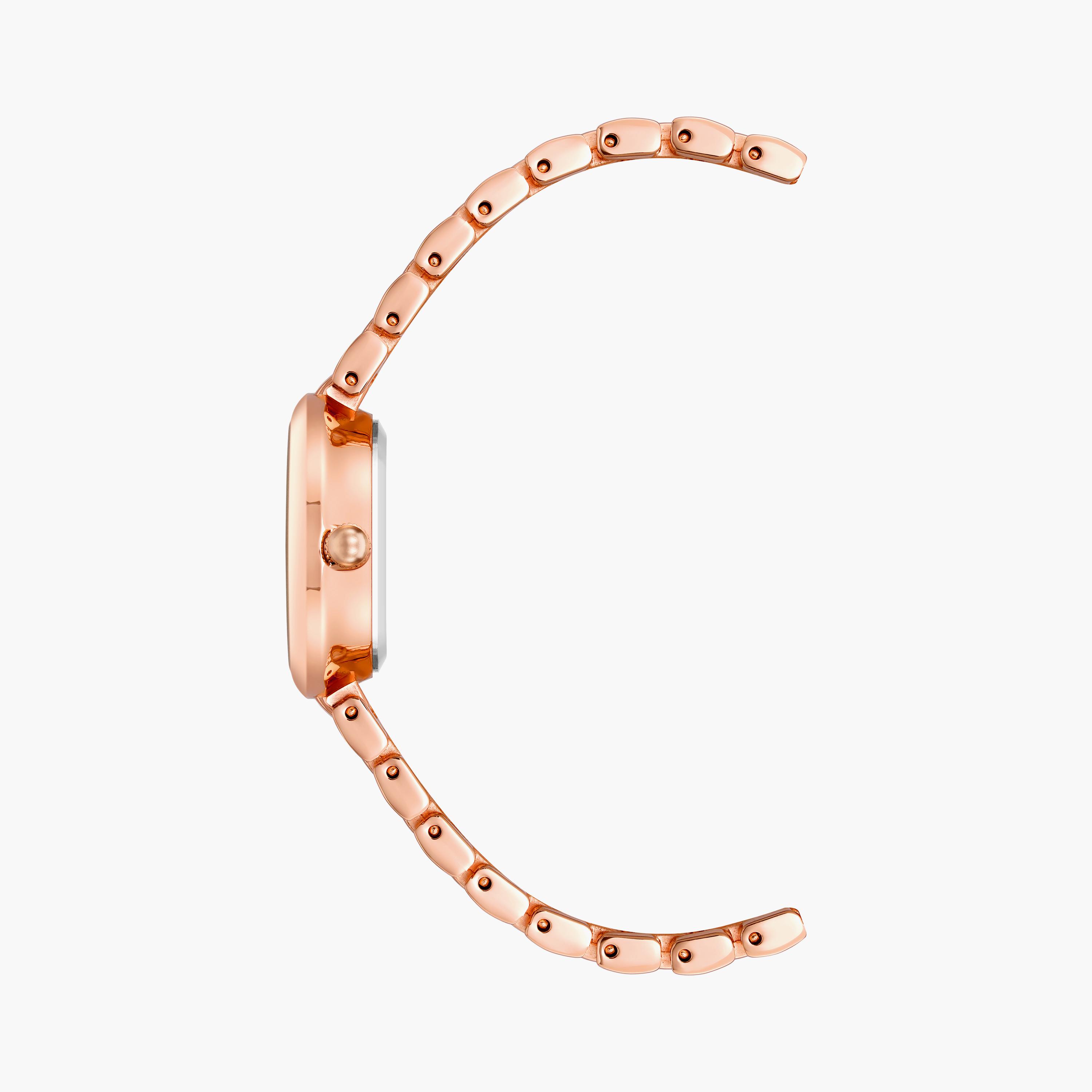آن كلاين - ساعة يد تناظرية بسوار معدني روز جولد | AK3784RGRG-women-watchesandjewellery-watches-image-2