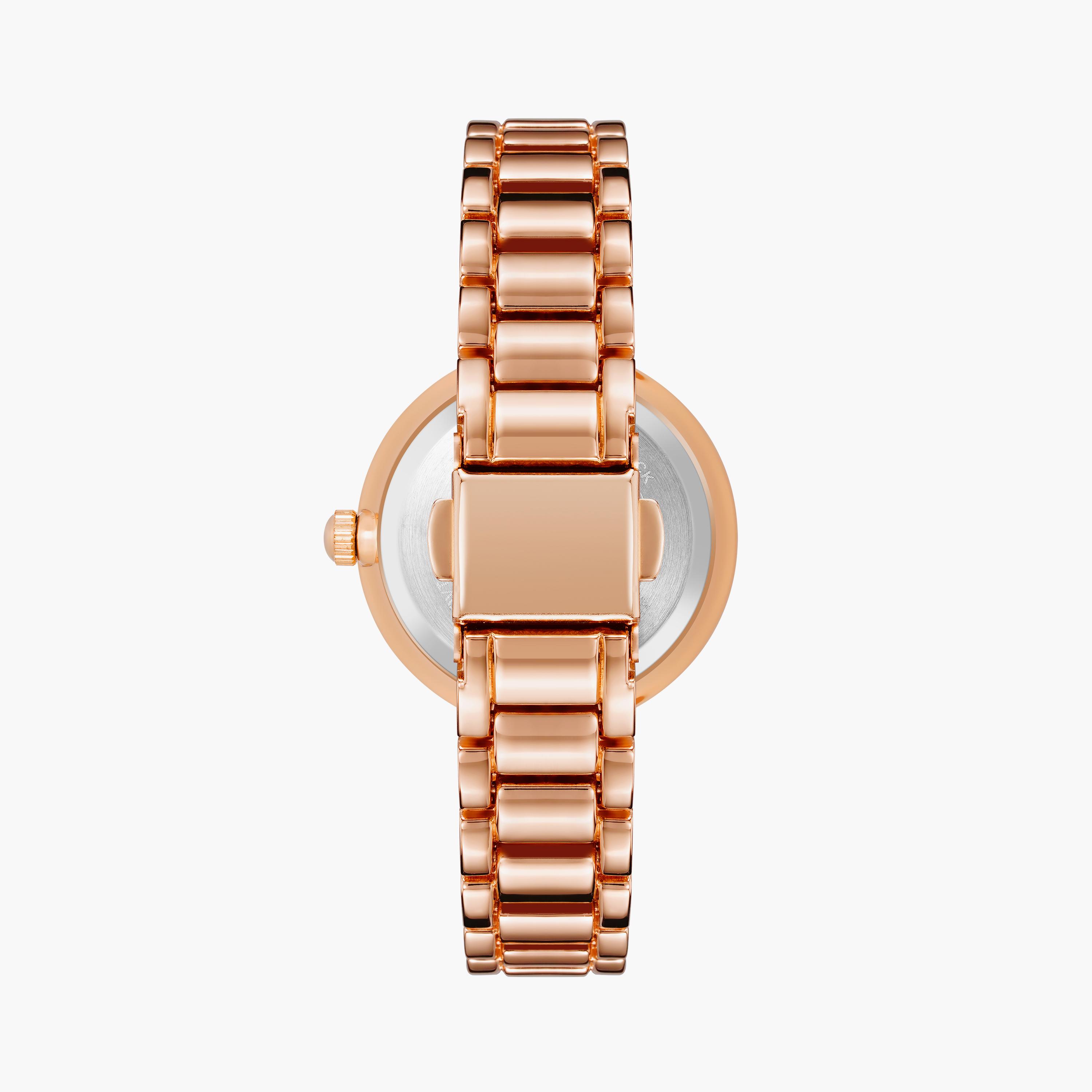 آن كلاين - ساعة يد تناظرية بسوار معدني روز جولد | AK3784RGRG-women-watchesandjewellery-watches-image-3