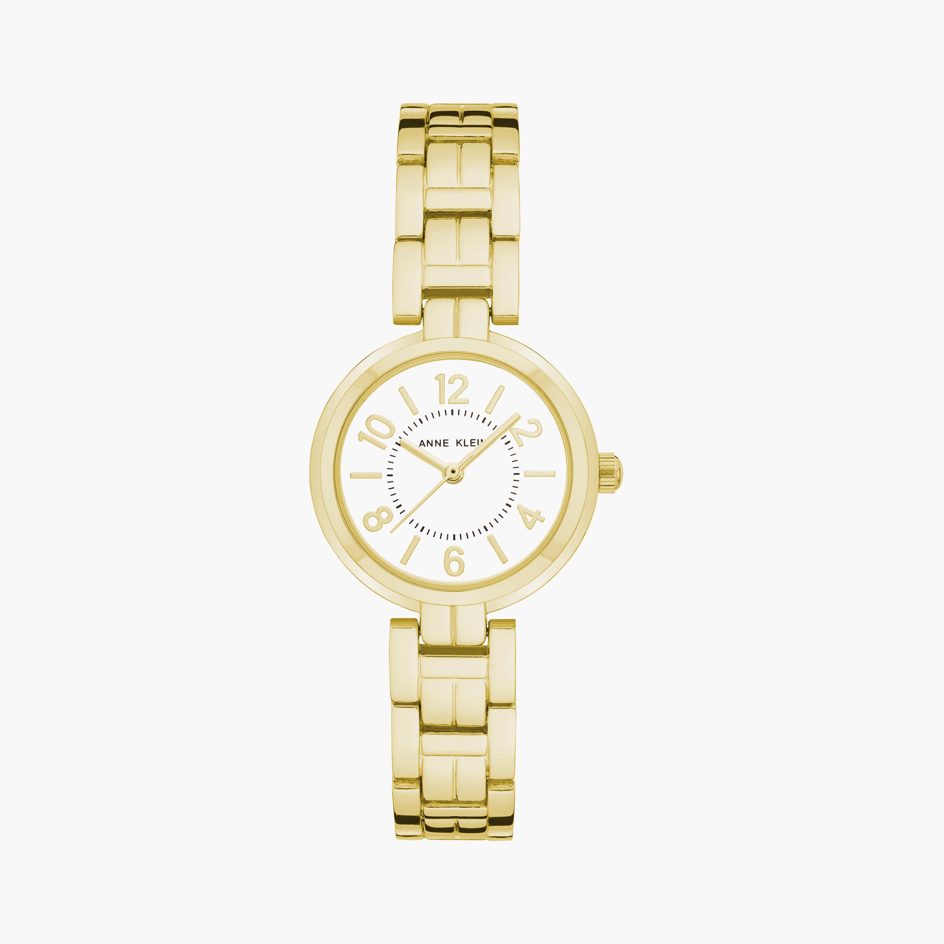 Anne Klein Gold Analog Metal Watch | AK3792WTGB-women-watchesandjewellery-watches-image-1