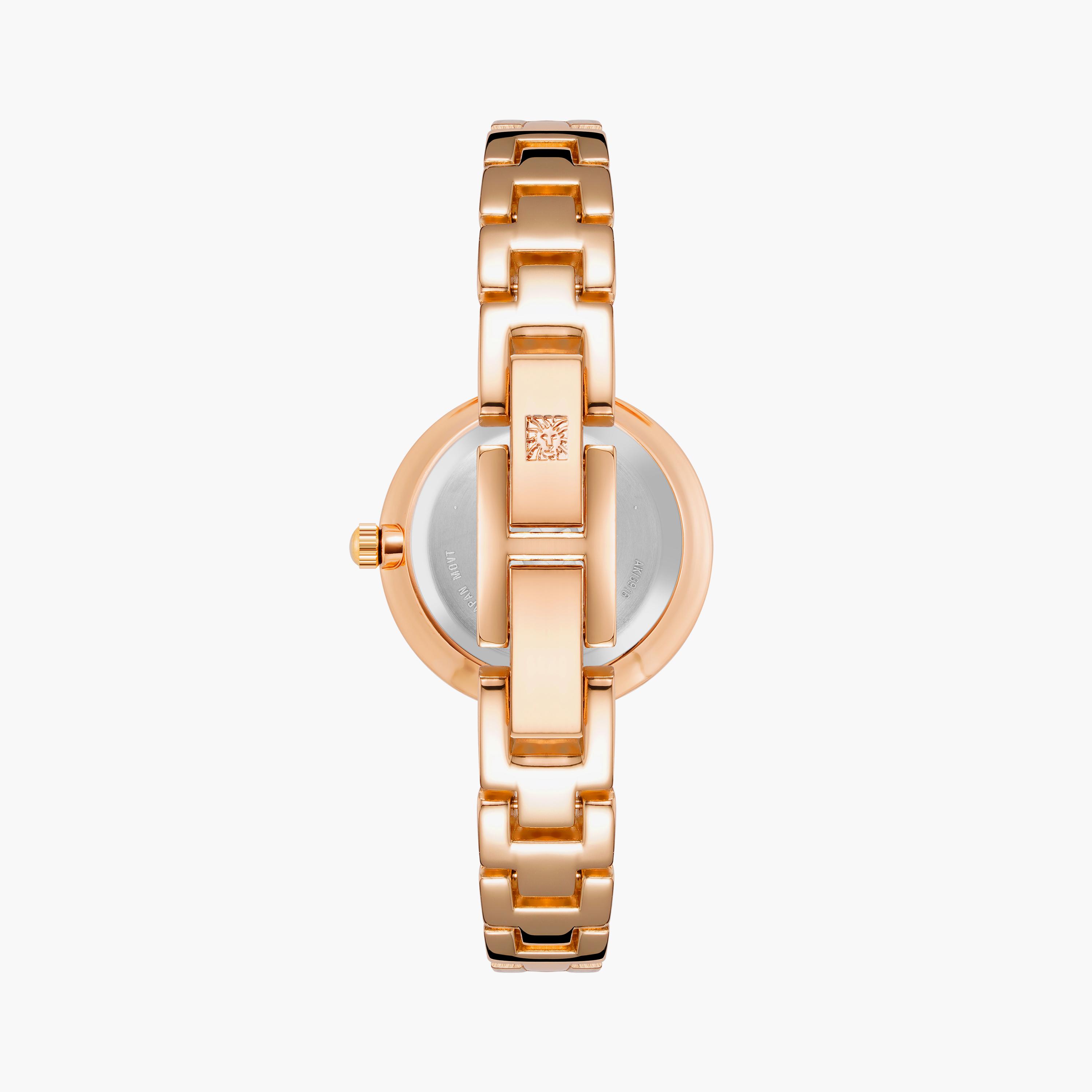 آن كلاين - ساعة يد تناظرية بسوار معدني روز جولد | AK3916TPRG-women-watchesandjewellery-watches-image-3