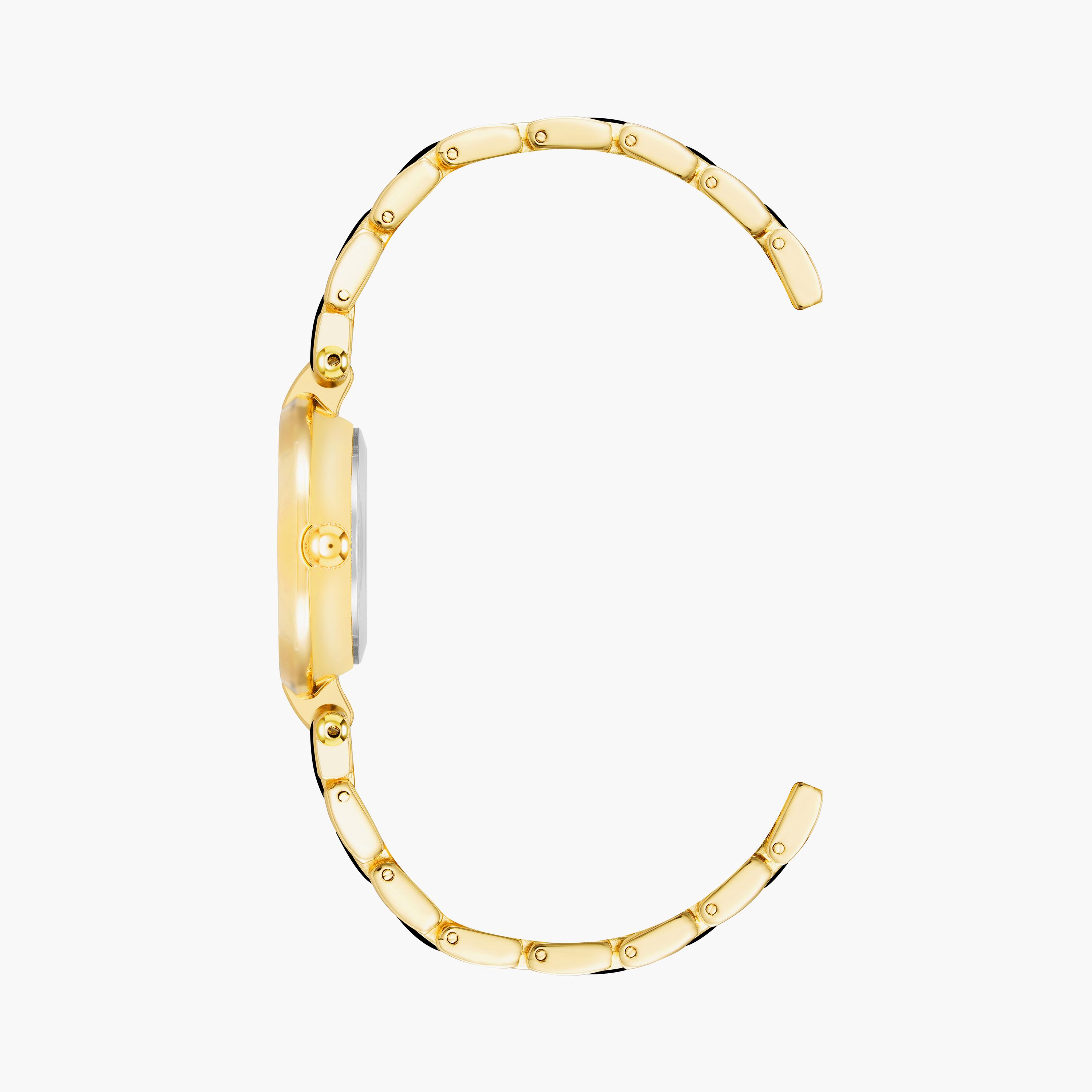 Anne Klein Black & Gold Analog Metal Watch | AK3918BKGB-women-watchesandjewellery-watches-image-2