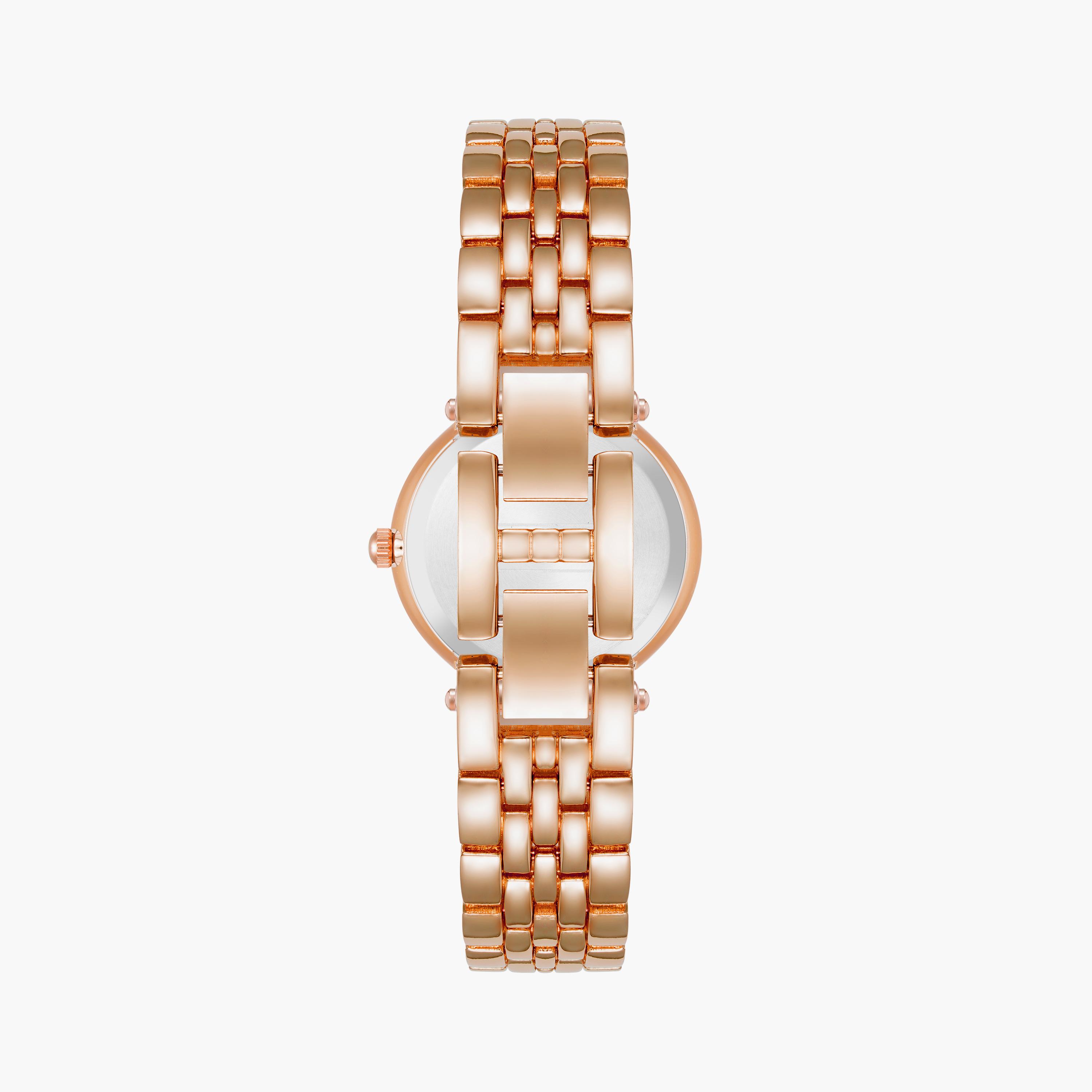 آن كلاين - ساعة يد تناظرية بسوار معدني روز جولد | AK3976RGRG-women-watchesandjewellery-watches-image-3