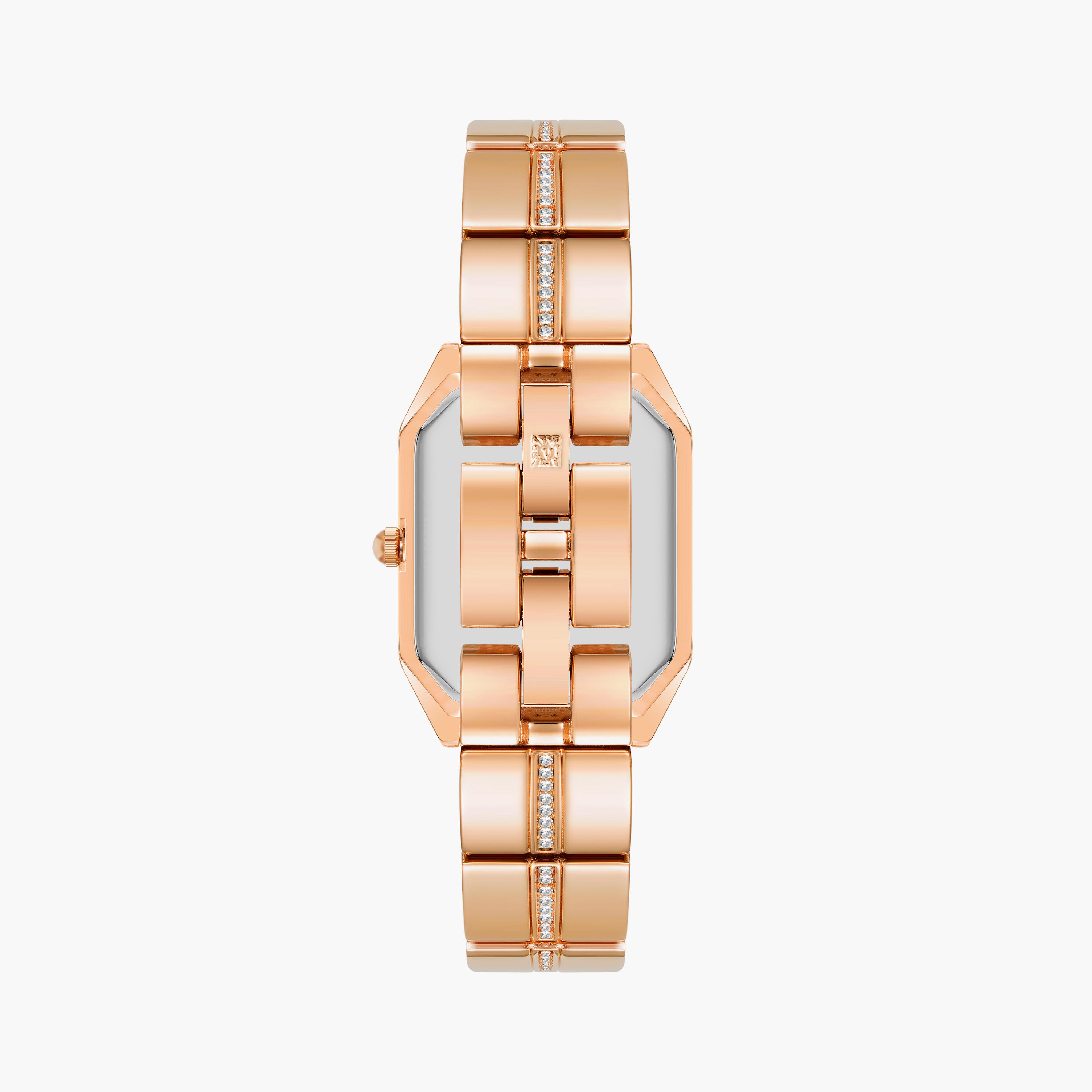 آن كلاين - ساعة يد تناظرية بسوار معدني روز جولد | AK4090RGRG-women-watchesandjewellery-watches-image-3