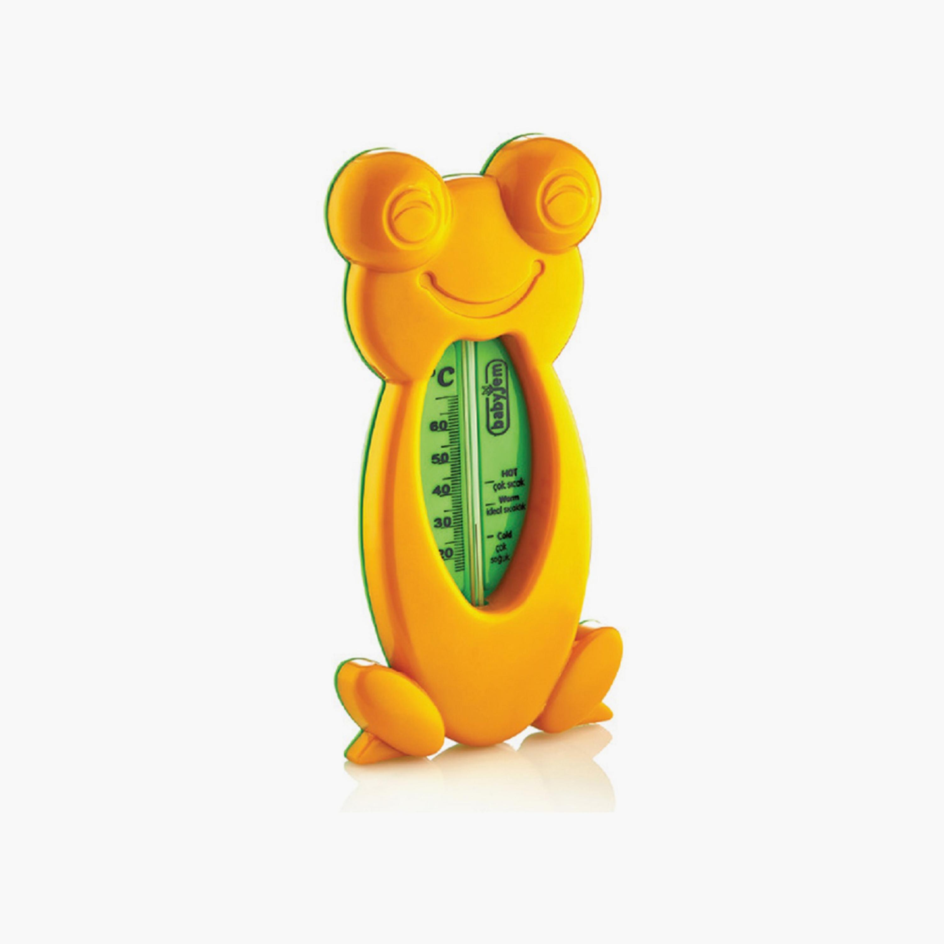 Babyjem Frog Bath & Room Thermometer, Orange-baby-healthandsafety-babyproofing-image-1