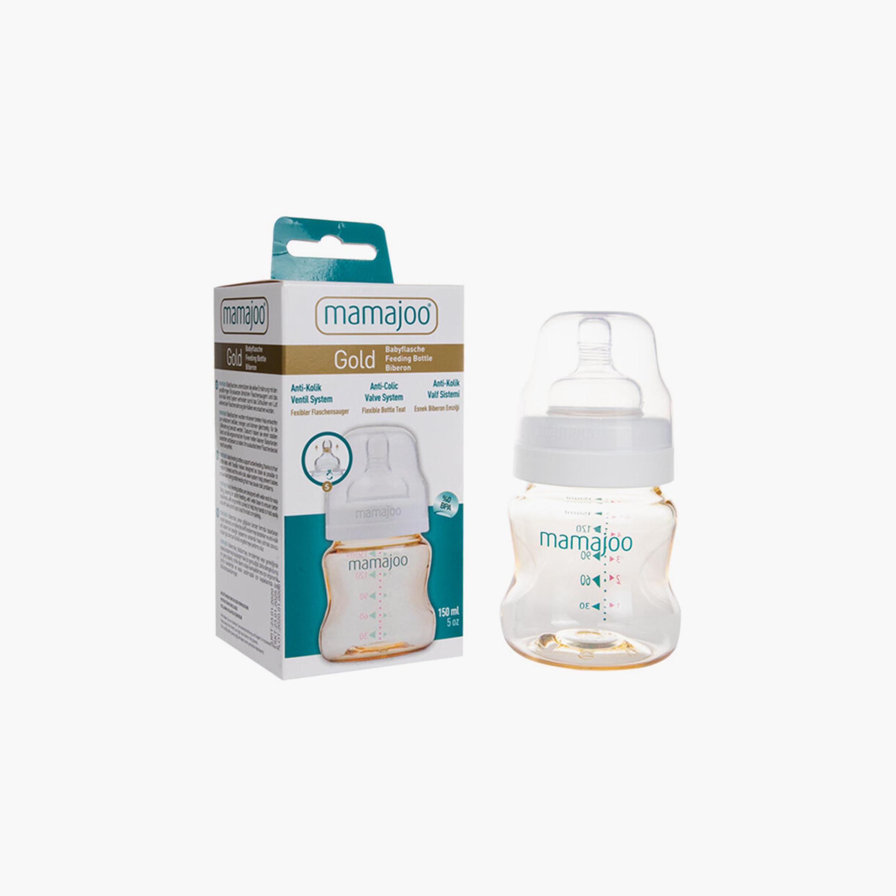Mamajoo Anti-Colic Valve System Feeding Bottle, 150 ml-baby-feeding-feedingbottles-bottlesandteats-image-5