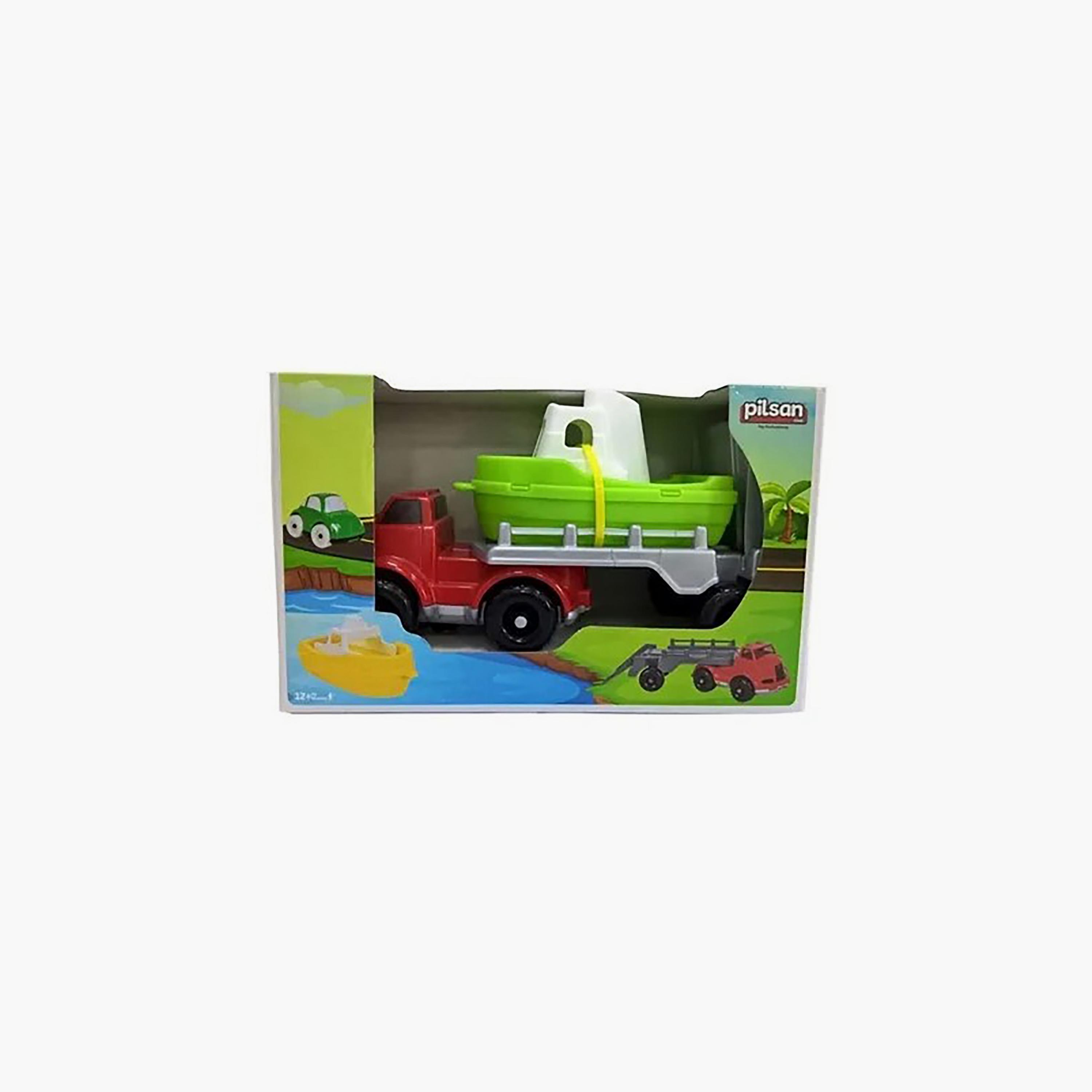 Pilsan Master Transport Truck with Ship-toys-playvehicles-utilityvehicles-image-3