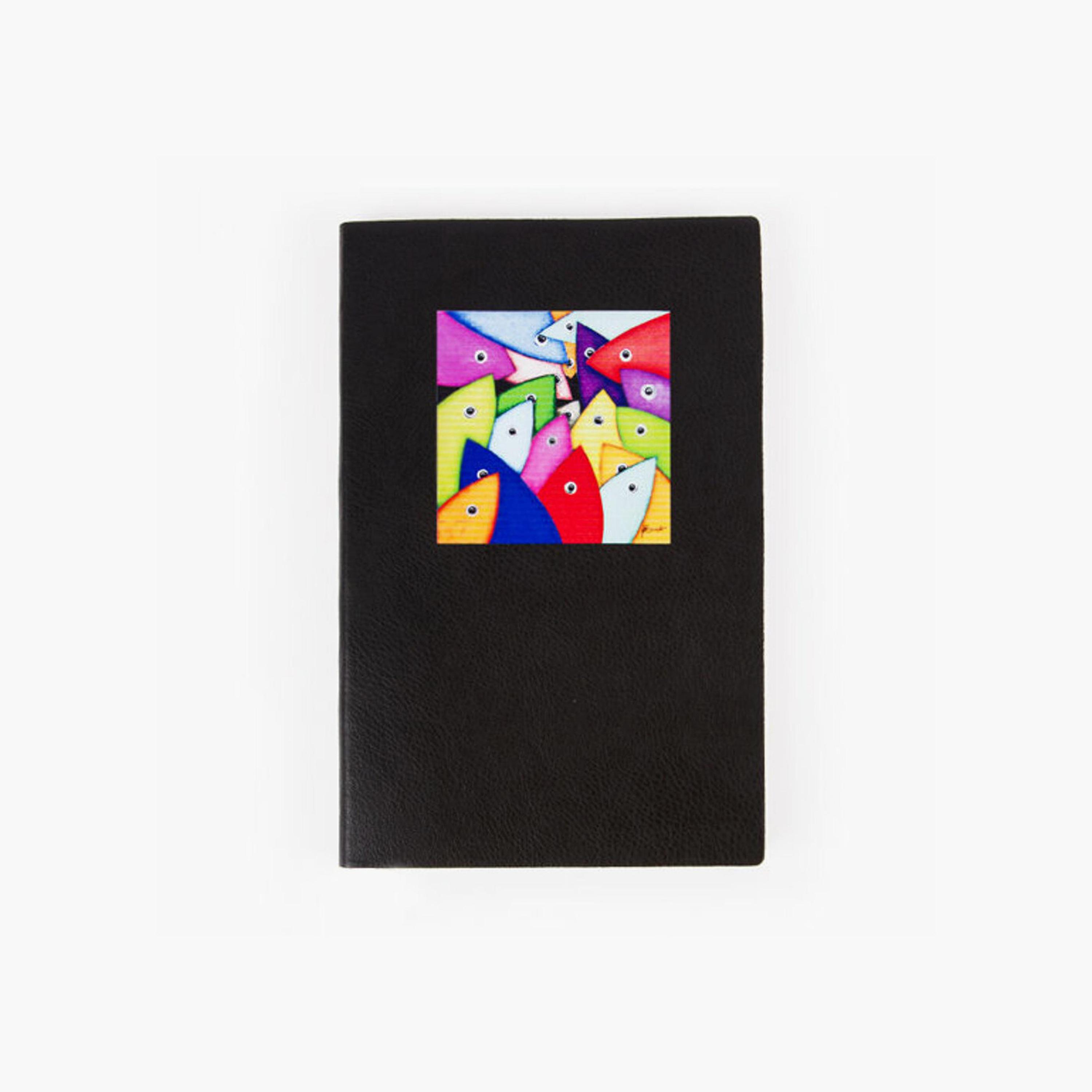 BiggDesign Fertility Fish Black Notepad-school-stationery-notebooks-image-1