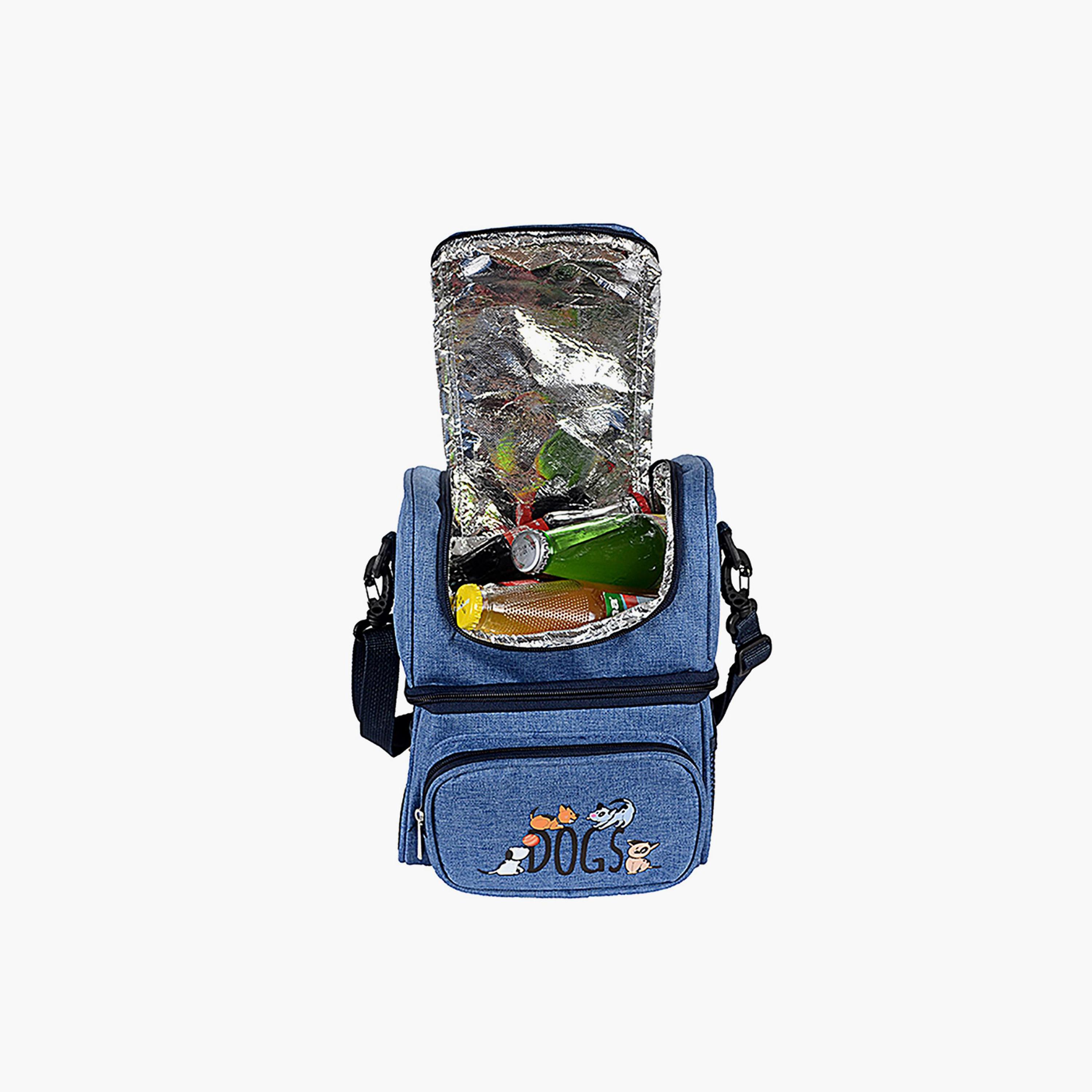  حقيبة غداء معزولة بطبعة كلاب من بيجديزاين، باللون الأزرق الداكن-school-lunchessentials-lunchbags-image-3