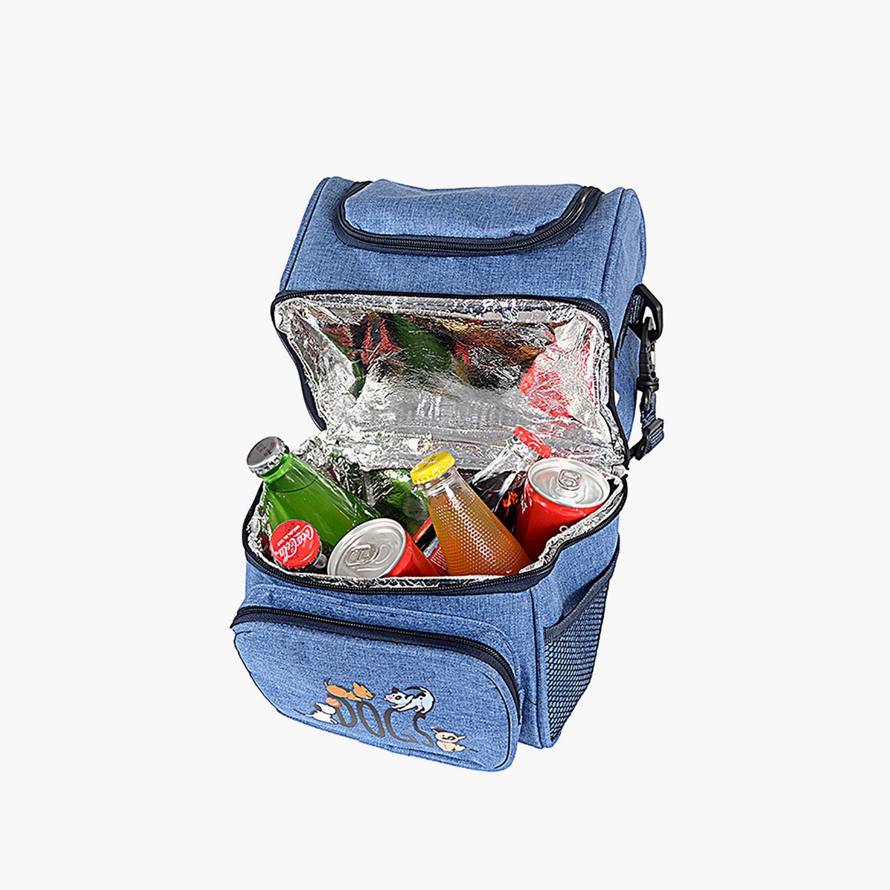  حقيبة غداء معزولة بطبعة كلاب من بيجديزاين، باللون الأزرق الداكن-school-lunchessentials-lunchbags-image-5