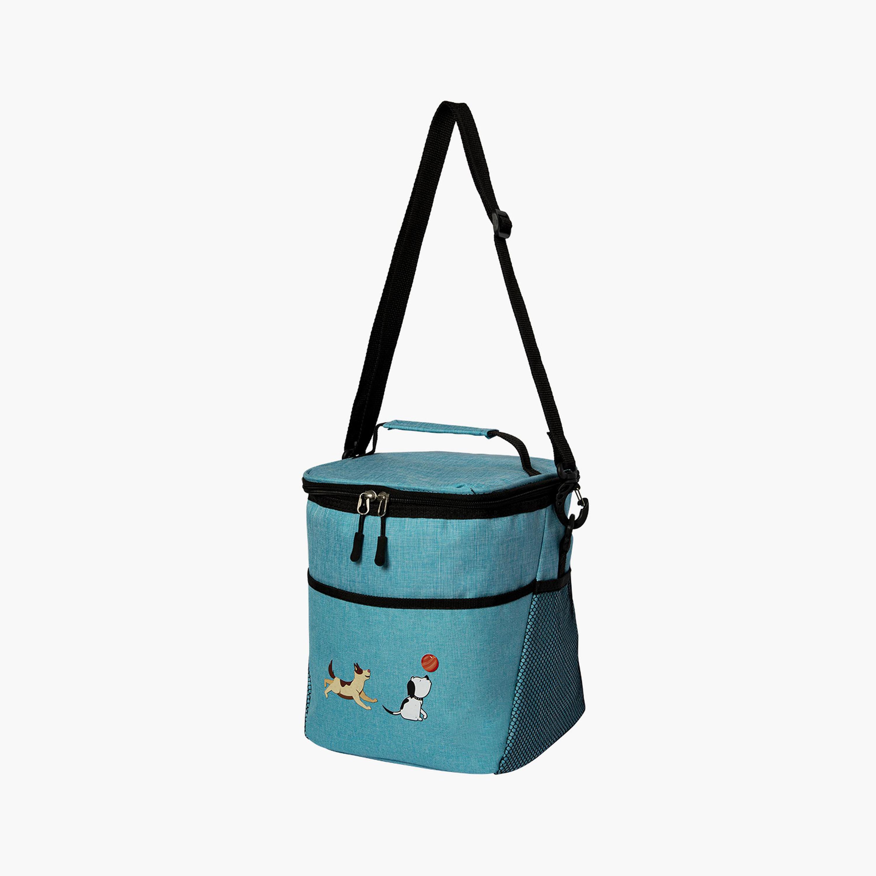 BiggDesign Dogs Insulated Lunch Bag, Turquoise-school-lunchessentials-lunchbags-image-4
