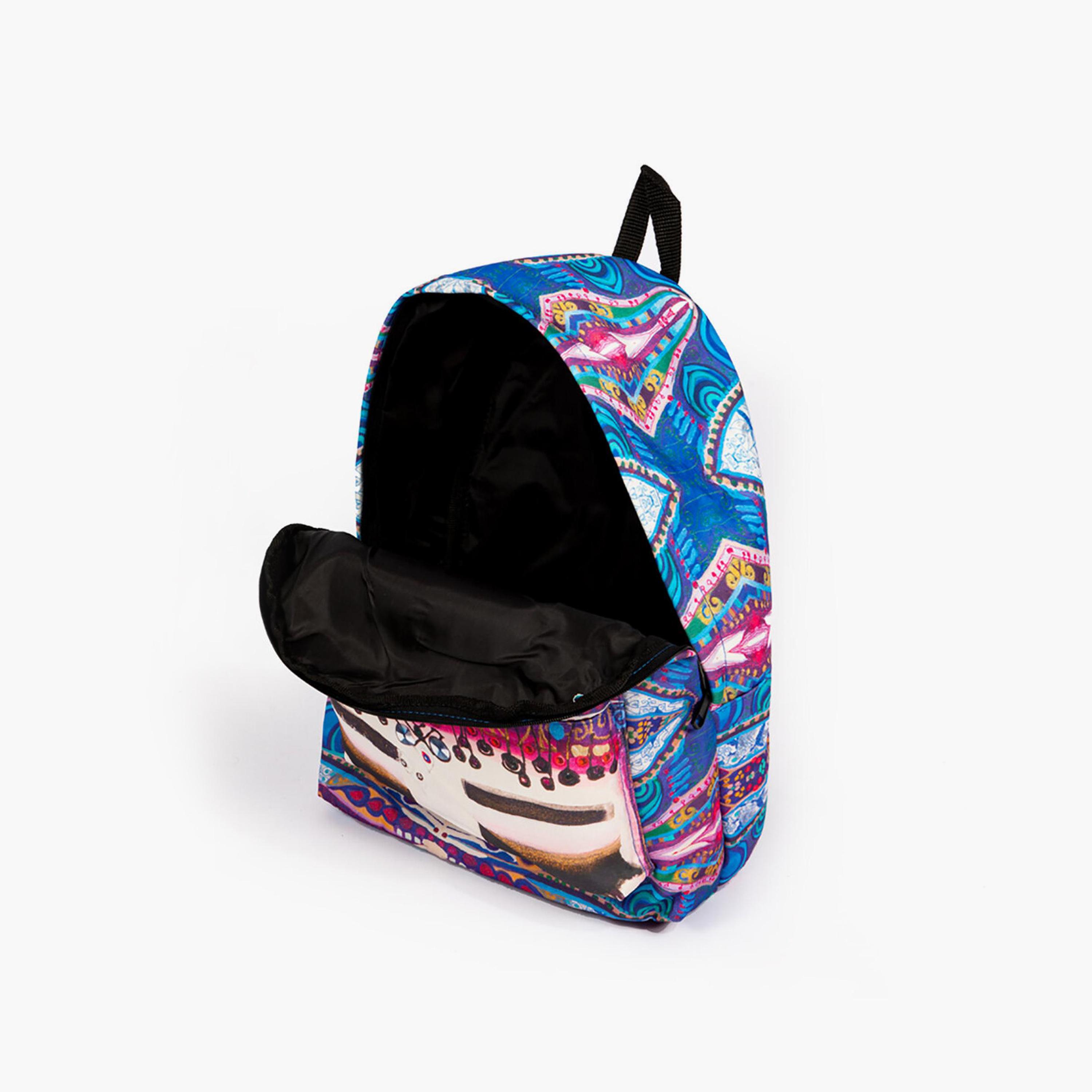 BiggDesign Blue Water Printed Backpack, Blue-school-bagsandbackpacks-backpacks-image-3