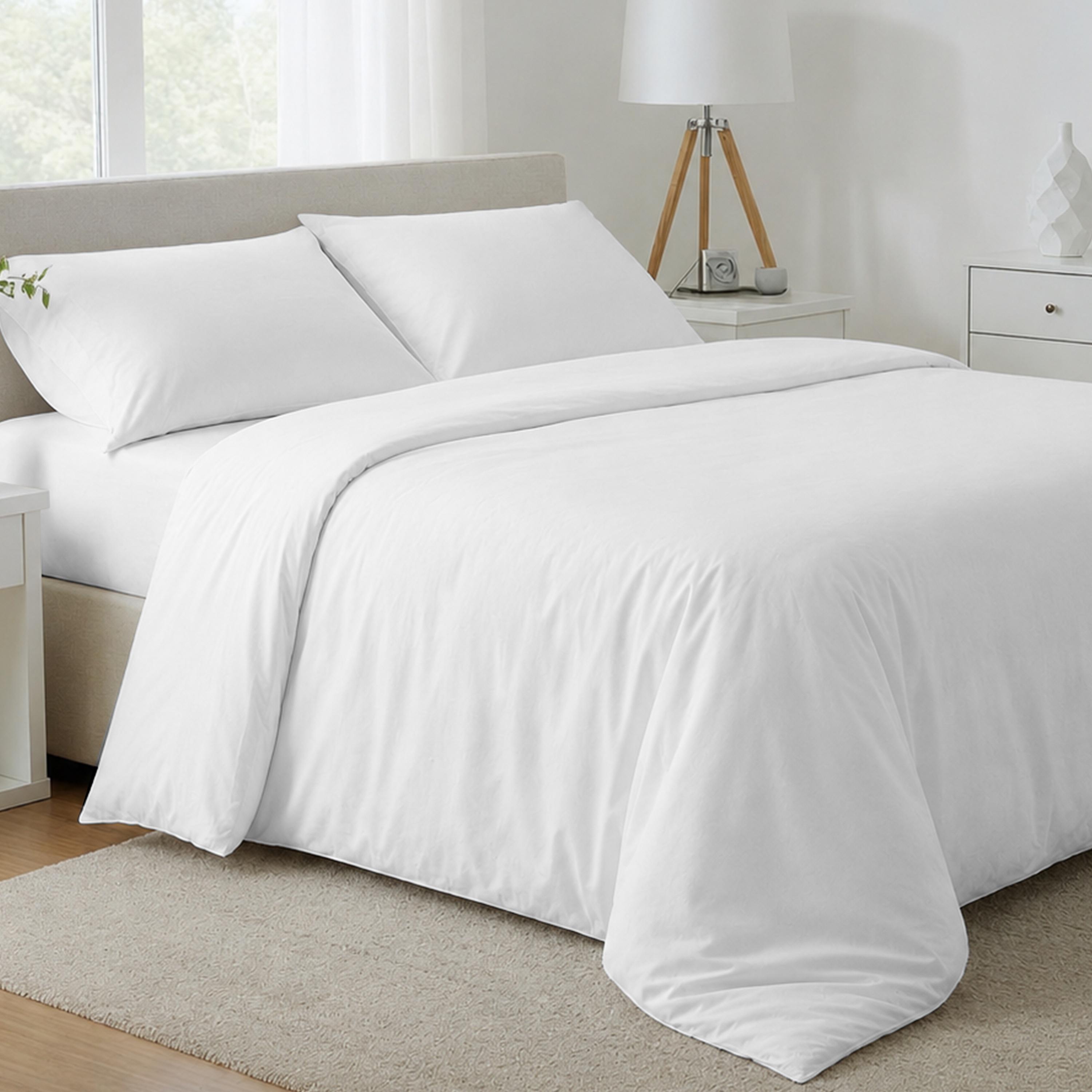 Color Sense Cotton 200 Thread Count 2-Piece Single Duvet Cover Set - 135x200 cm