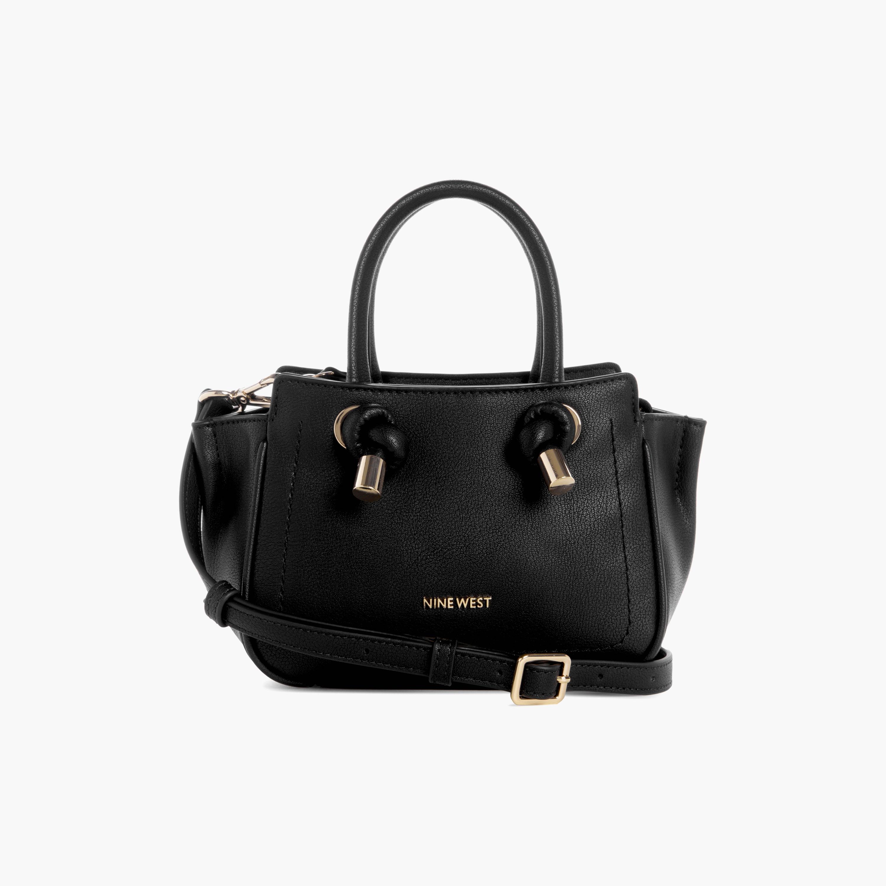 حقيبة ساتشل سادة من ناين ويست كيرا مع حزام قابل للفصل والتعديل-women-bagsandwallets-handbags-image-1