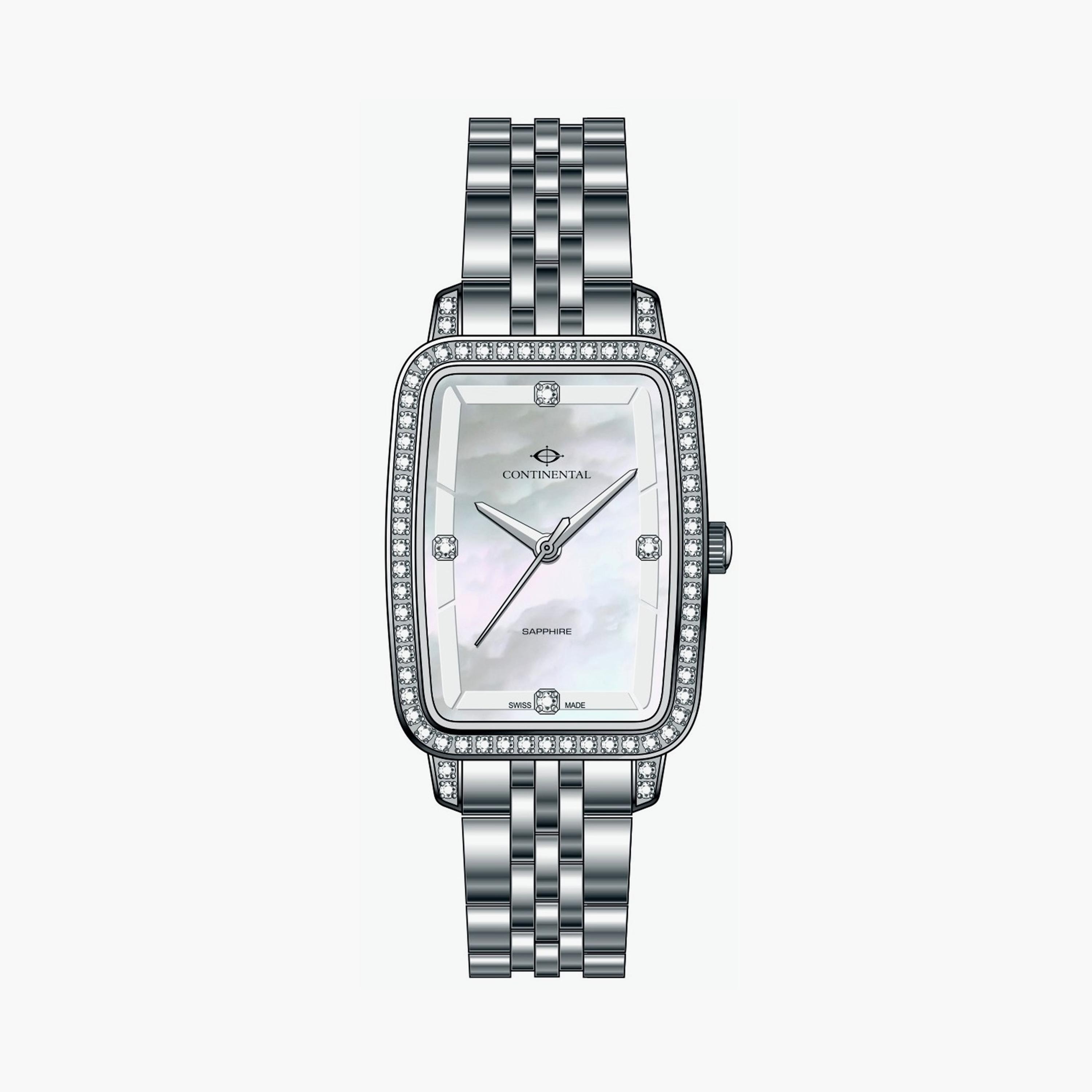 كونتيننتال-ساعة تناظرية سلسلة معدنية | 20351-LT101501-women-watchesandjewellery-watches-image-1